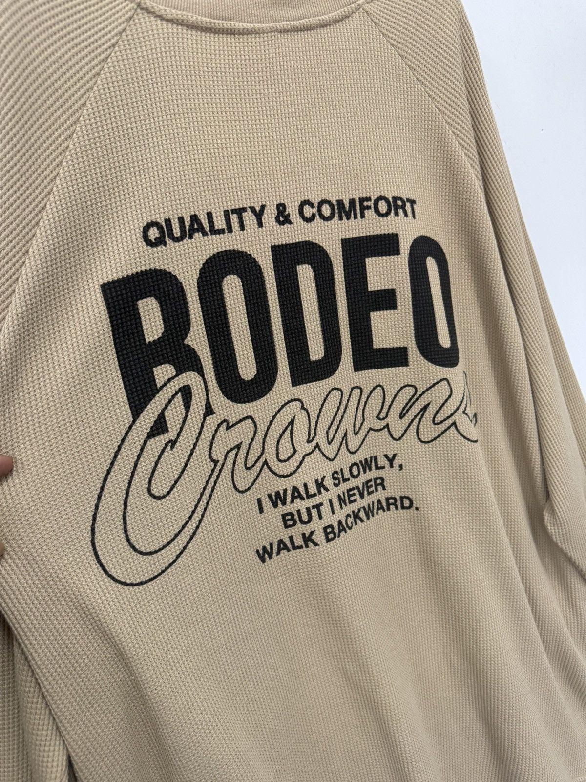 MIDNIGHT RODEO 🔥 Rodeo Crowns Japon Waffle Cotton Open Cardigan Size US L / EU 52-54 / 3 - 11 Thumbnail