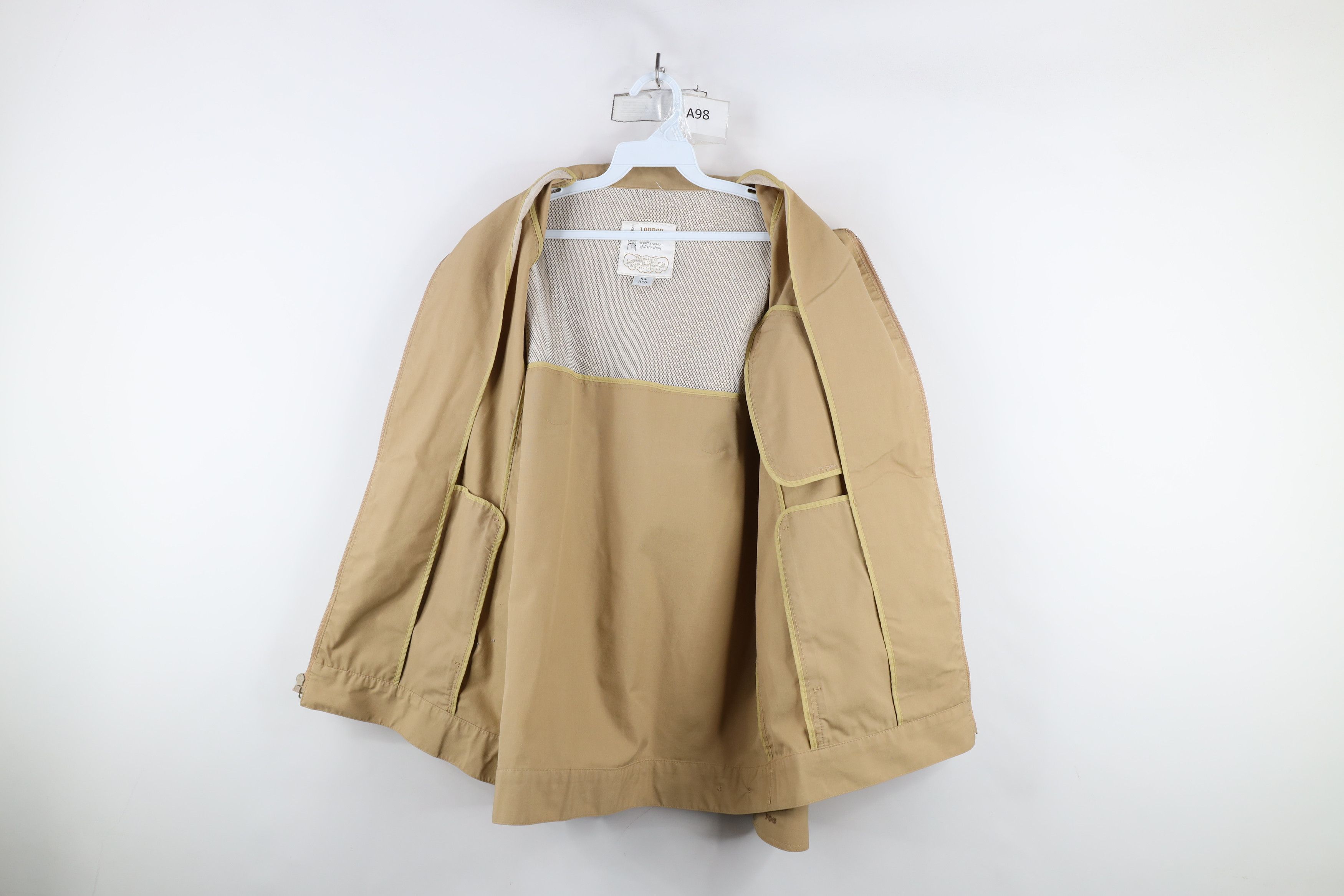 Vintage Vintage 70s Streetwear Full Zip Cafe Racer Bomber Jacket USA Size US XXL / EU 58 / 5 - 11 Thumbnail