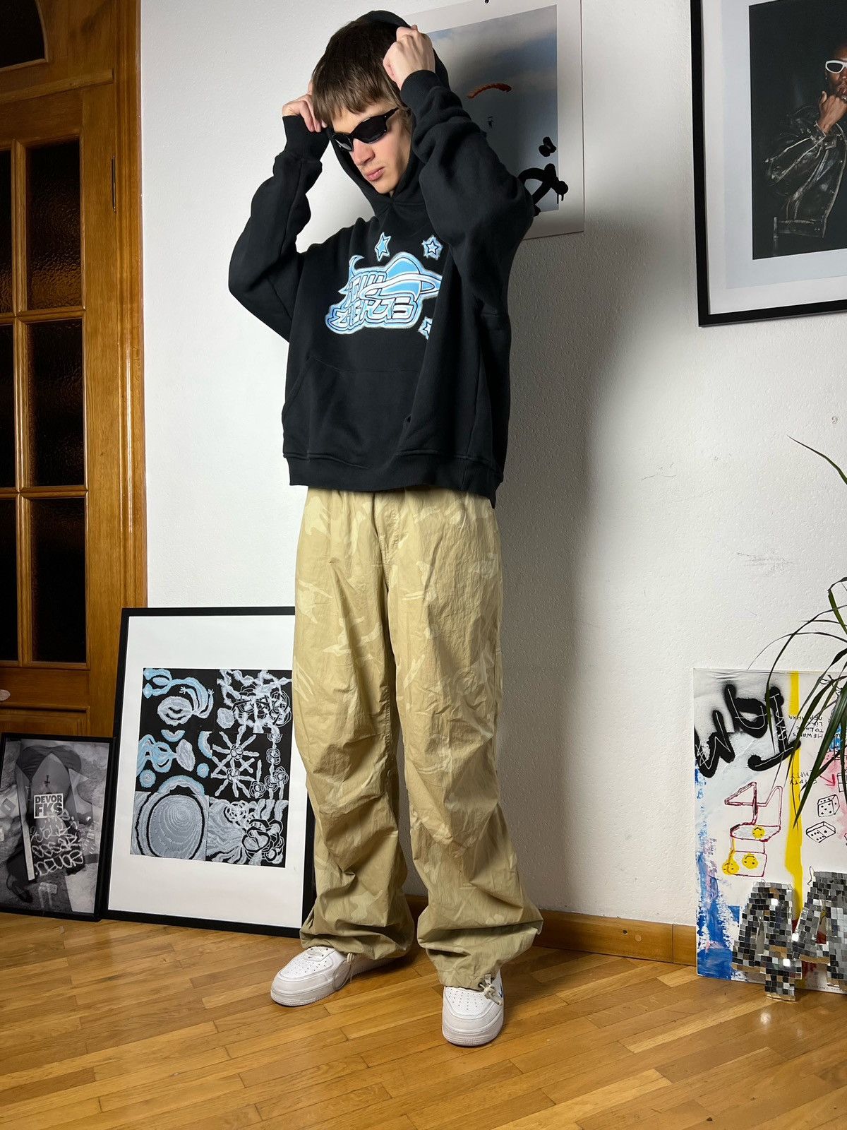Other Low Lights hoodie heavyweight cotton body fit space star Size US M / EU 48-50 / 2 - 13 Thumbnail