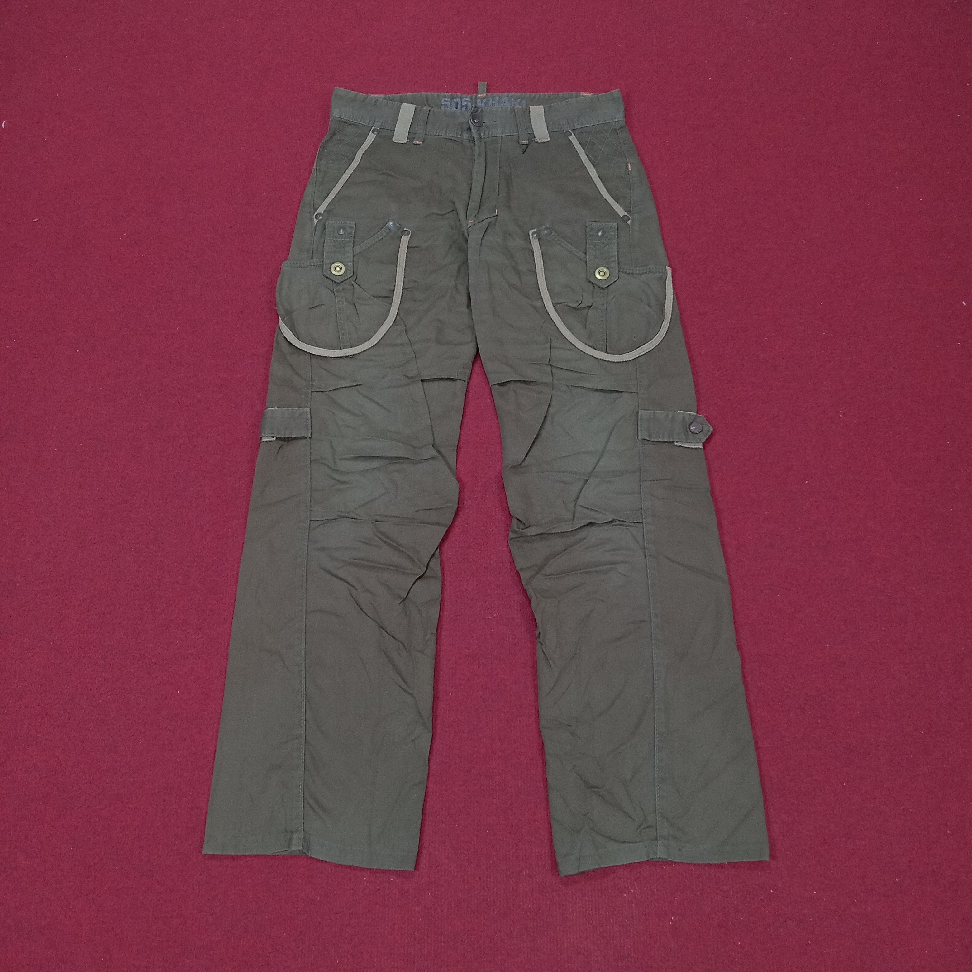 Edwin × Vintage Edwin Streetwear Skater Style Rare Design Pants Size US 33 - 1 Thumbnail
