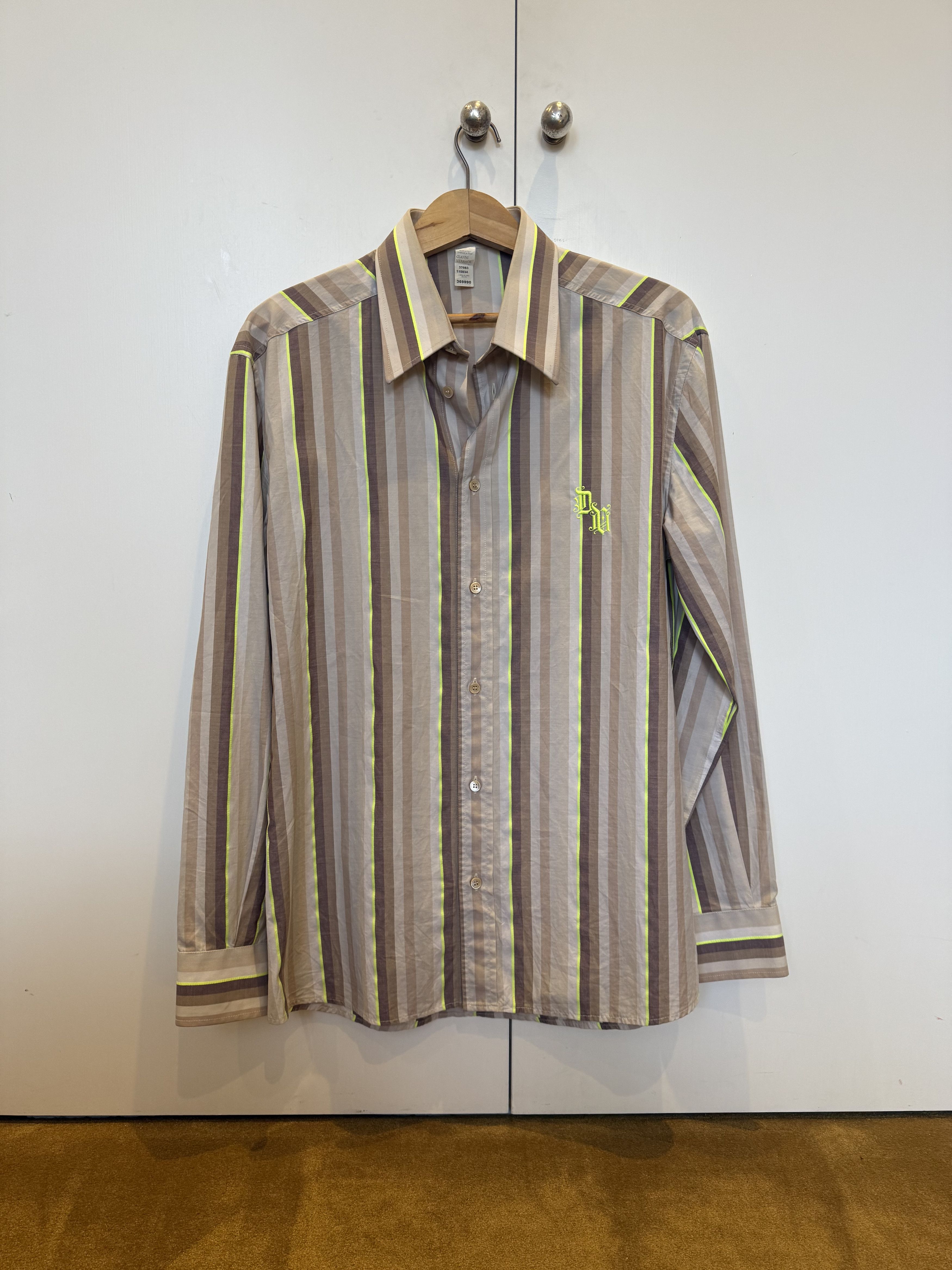 Versace Donatella Versace-era Versace Long Sleeve Shirt (rare) Size US M / EU 48-50 / 2 - 1 Thumbnail