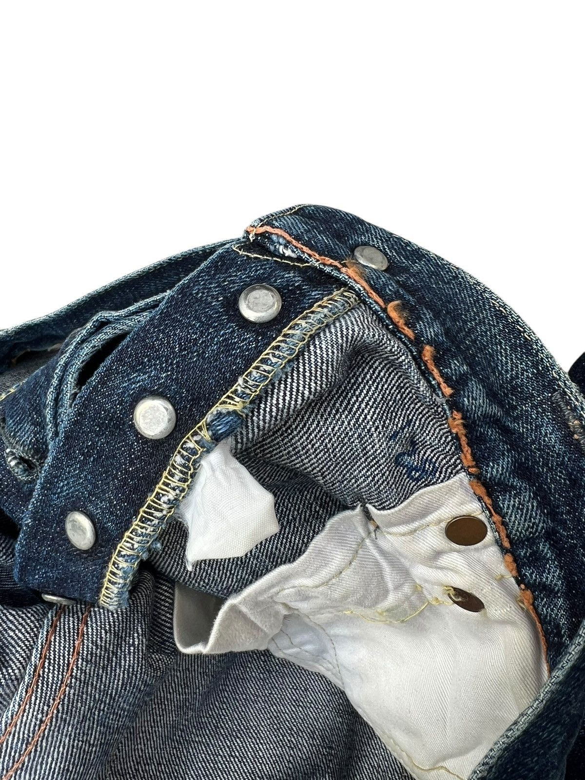 Full Count & Co. Vintage Full Count Japan Distressed Denim Selvedge Jeans Size US 30 / EU 46 - 20 Thumbnail