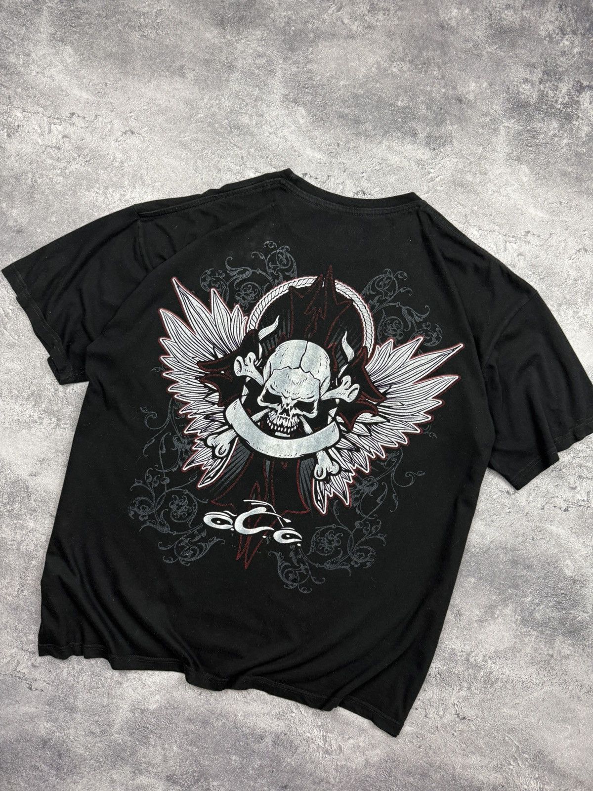 West Coast Choppers Vintage Orange County Choppers Big Logo T-Shirt Y2K Boxy Tee Size US XXL / EU 58 / 5 - 12 Thumbnail