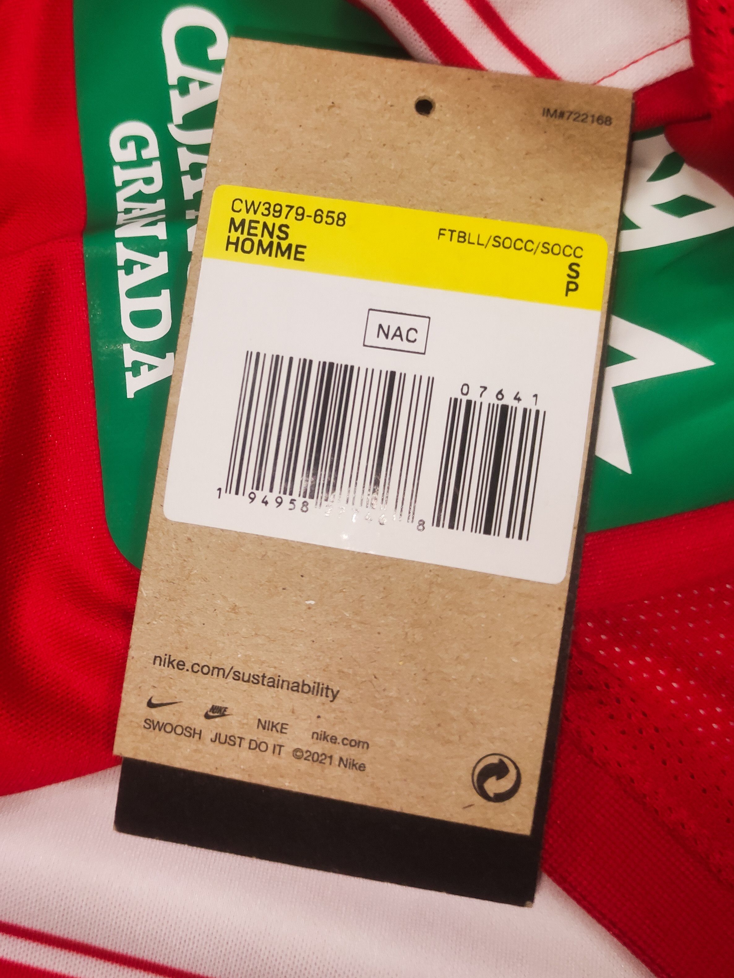 Nike BNWT Granada CF 2021 2022 Nike Home Shirt Size US S / EU 44-46 / 1 - 11 Thumbnail