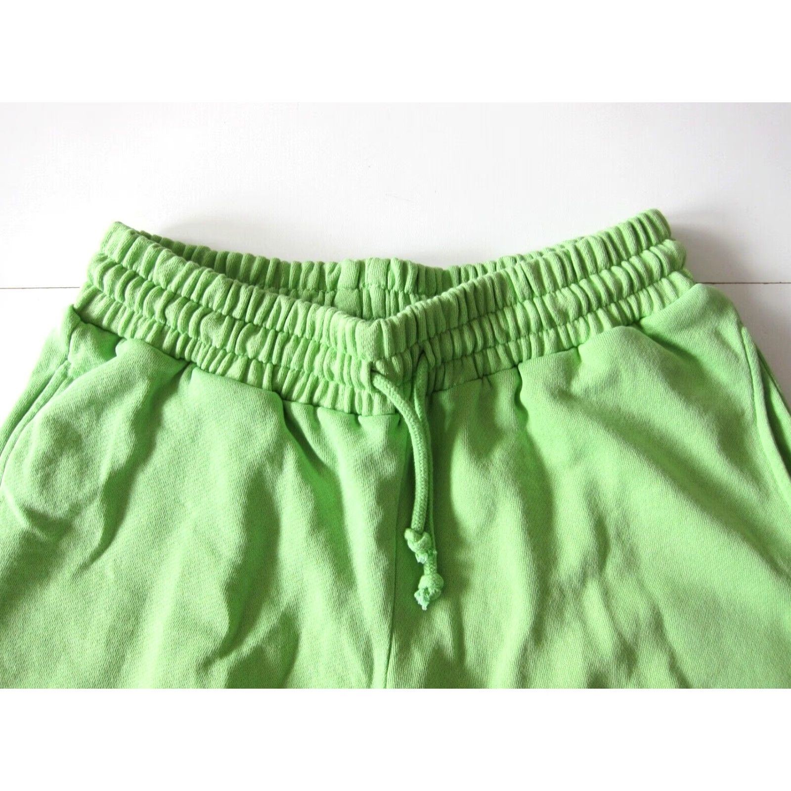 Topshop Topshop 100% Cotton Lime Green 1974 High Rise Gym Pocket Short Women M 8-10 Size 30" / US 8 / IT 44 - 6 Thumbnail
