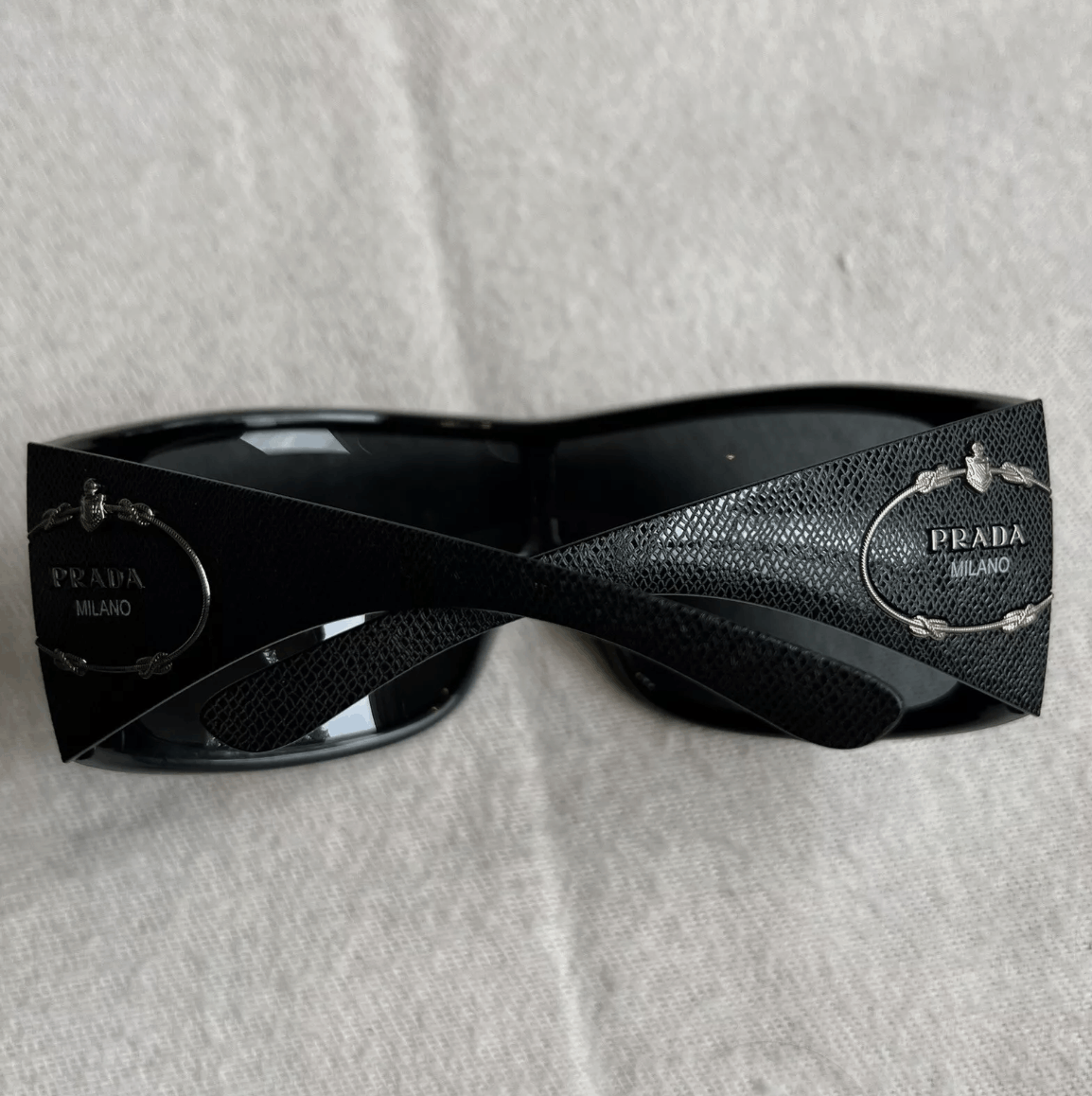 Prada PRADA Sunglasses Rectangle Wrap Shield Sport Flame Star Size ONE SIZE - 6 Thumbnail