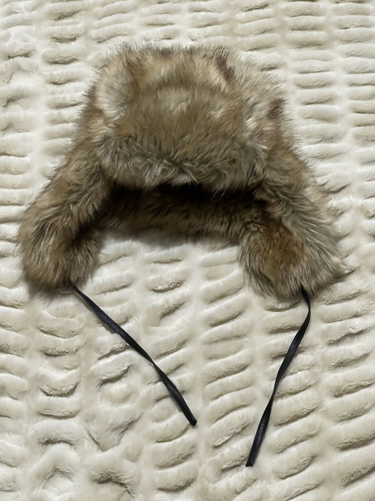 Crown Cap Crown Cap Faux Fur Trapper Hat Brown Made in Canada Size ONE SIZE - 2 Thumbnail