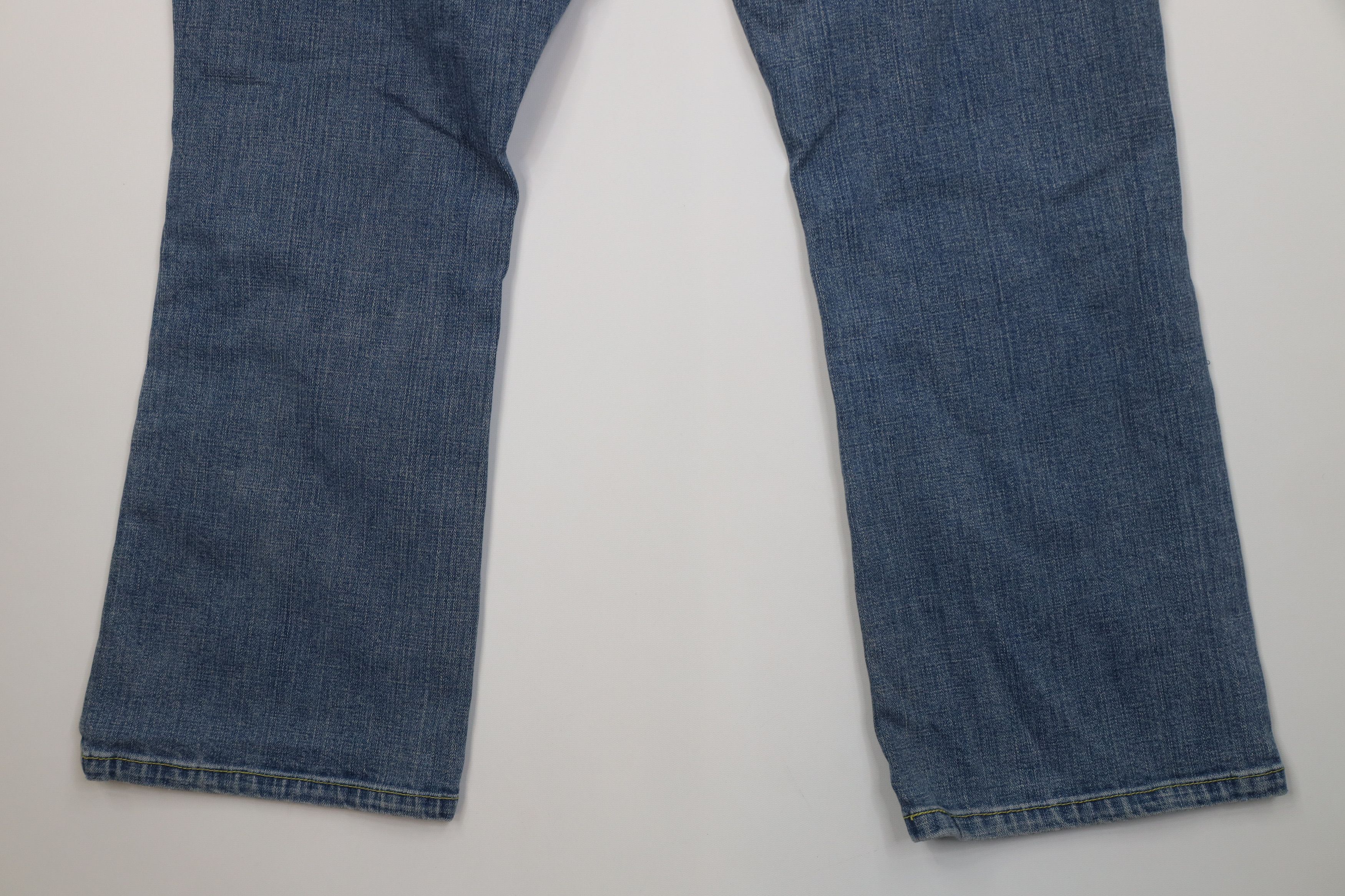 Levi's Vintage Y2K Levis 542 Low Rise Flared Denim Jeans Blue Size 42" / US 20 - 13 Thumbnail