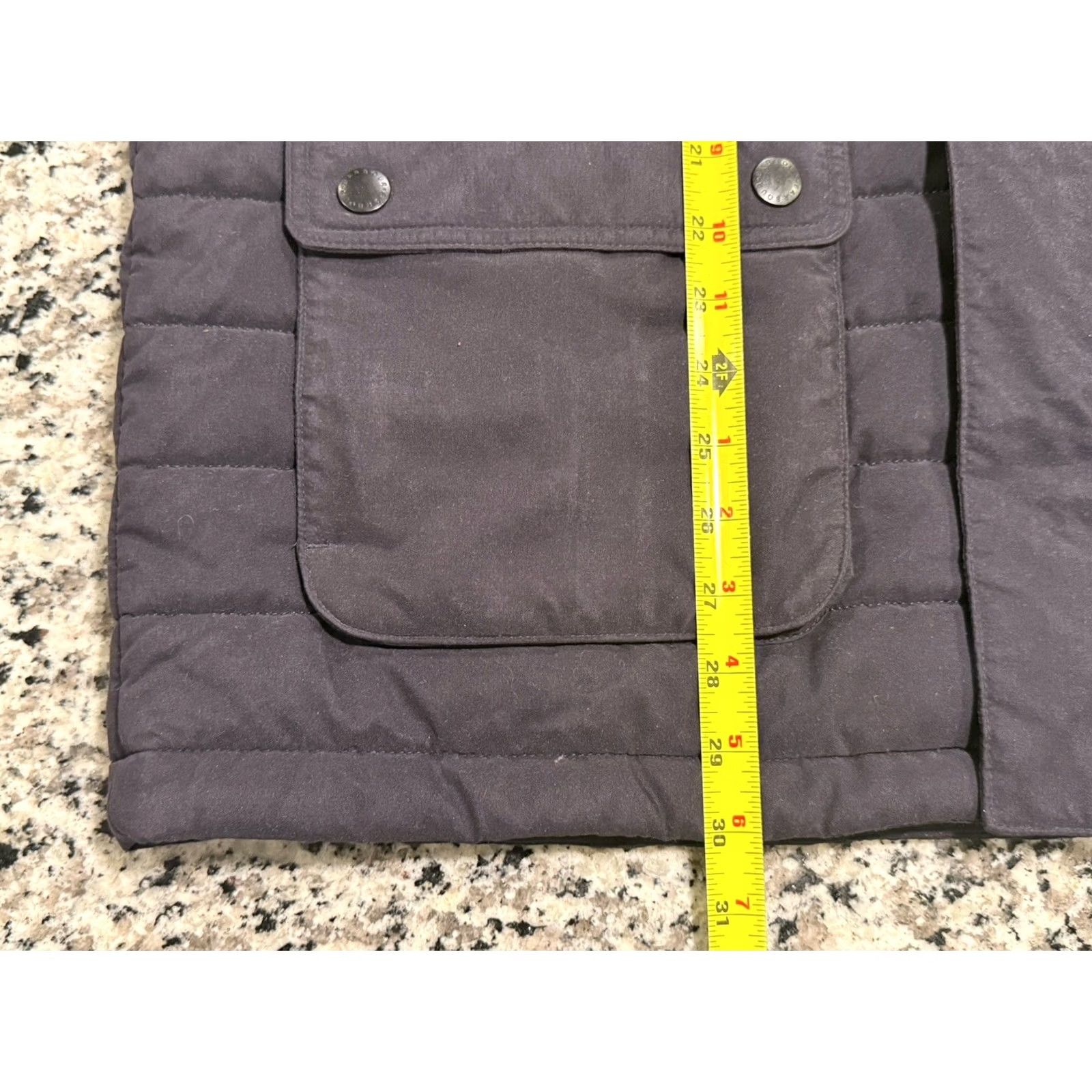 Barbour Barbour Bradford Gilet Vest 2XL Navy Blue Full Zip Snap Quilted Puffer XXL Barbour Bradford Gilet Jacket Vest Mens Obsidian Navy Blue Size US XXL / EU 58 / 5 - 5 Thumbnail