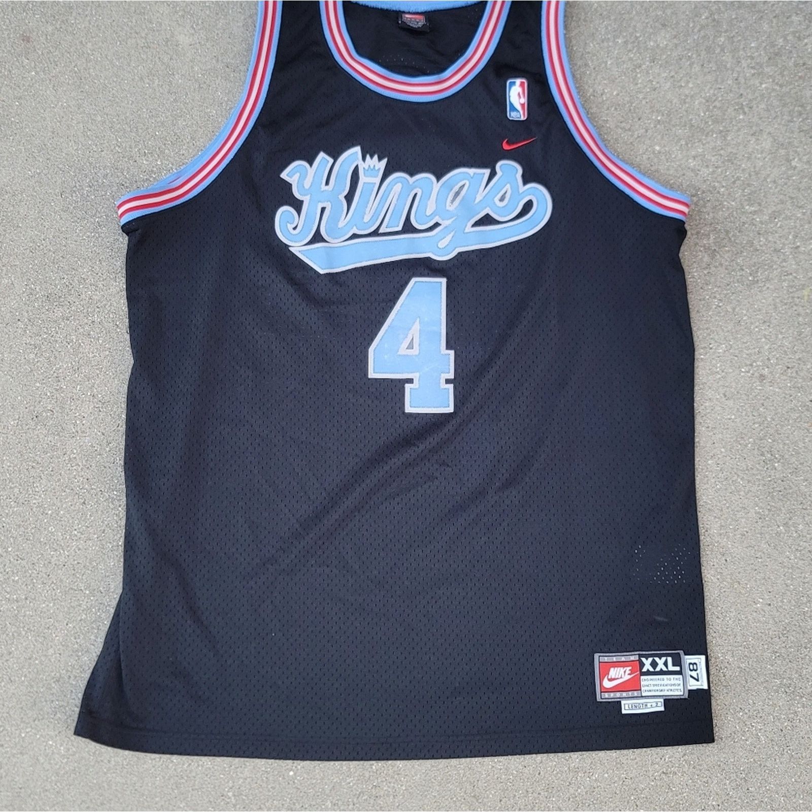 Nike Vtg Nike Chris Webber Sacramento Kings Basketball Jersey NBA Size US XXL / EU 58 / 5 - 2 Thumbnail