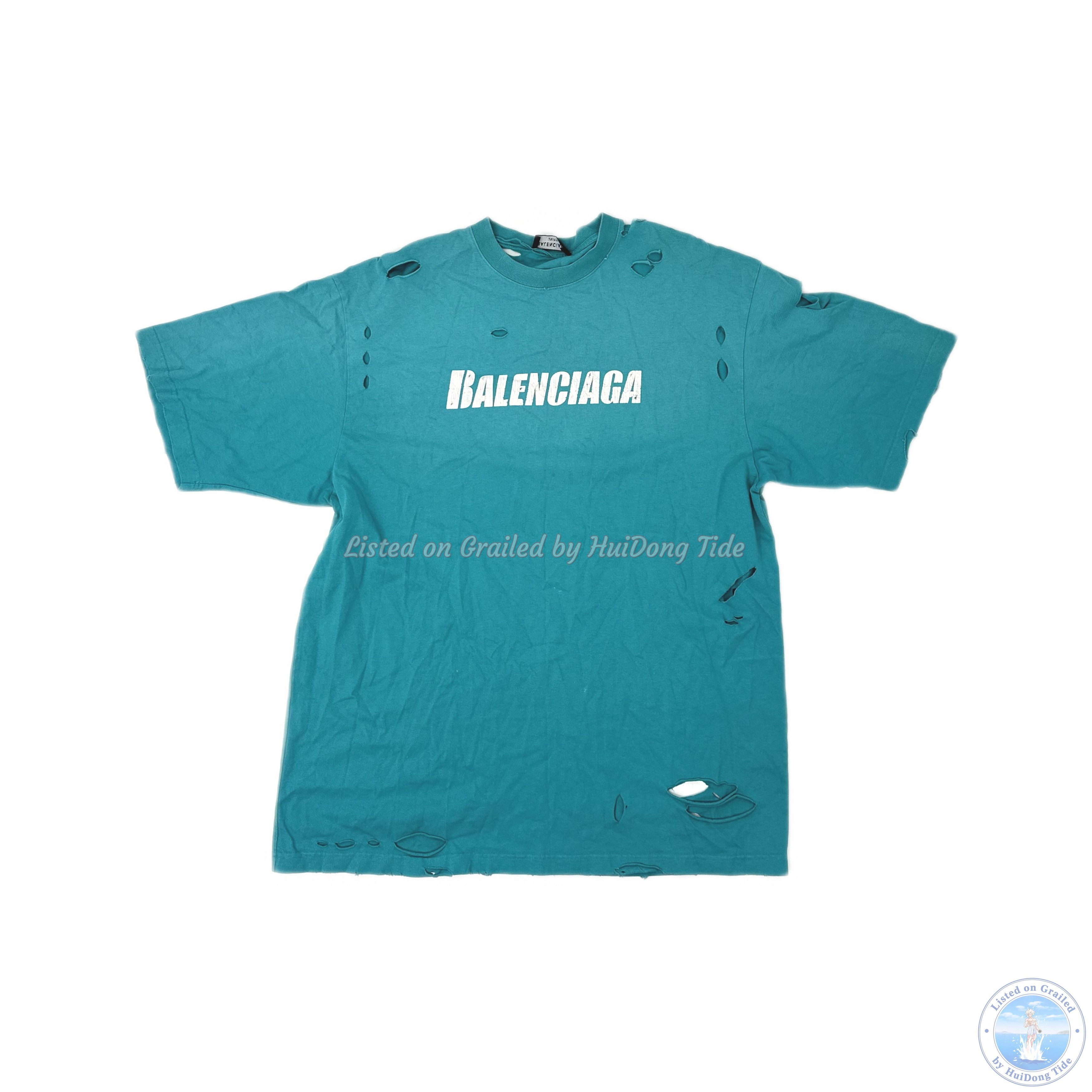 Balenciaga Balenciaga FW21 Hi My Name Is If I Am Lost Distressed 