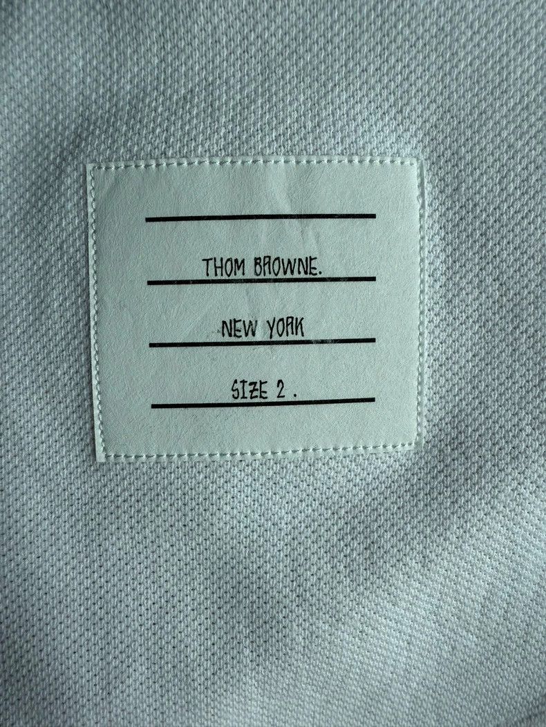 Other Thom Browne size2 White two-sleeved shirt jacket Size US M / EU 48-50 / 2 - 4 Thumbnail