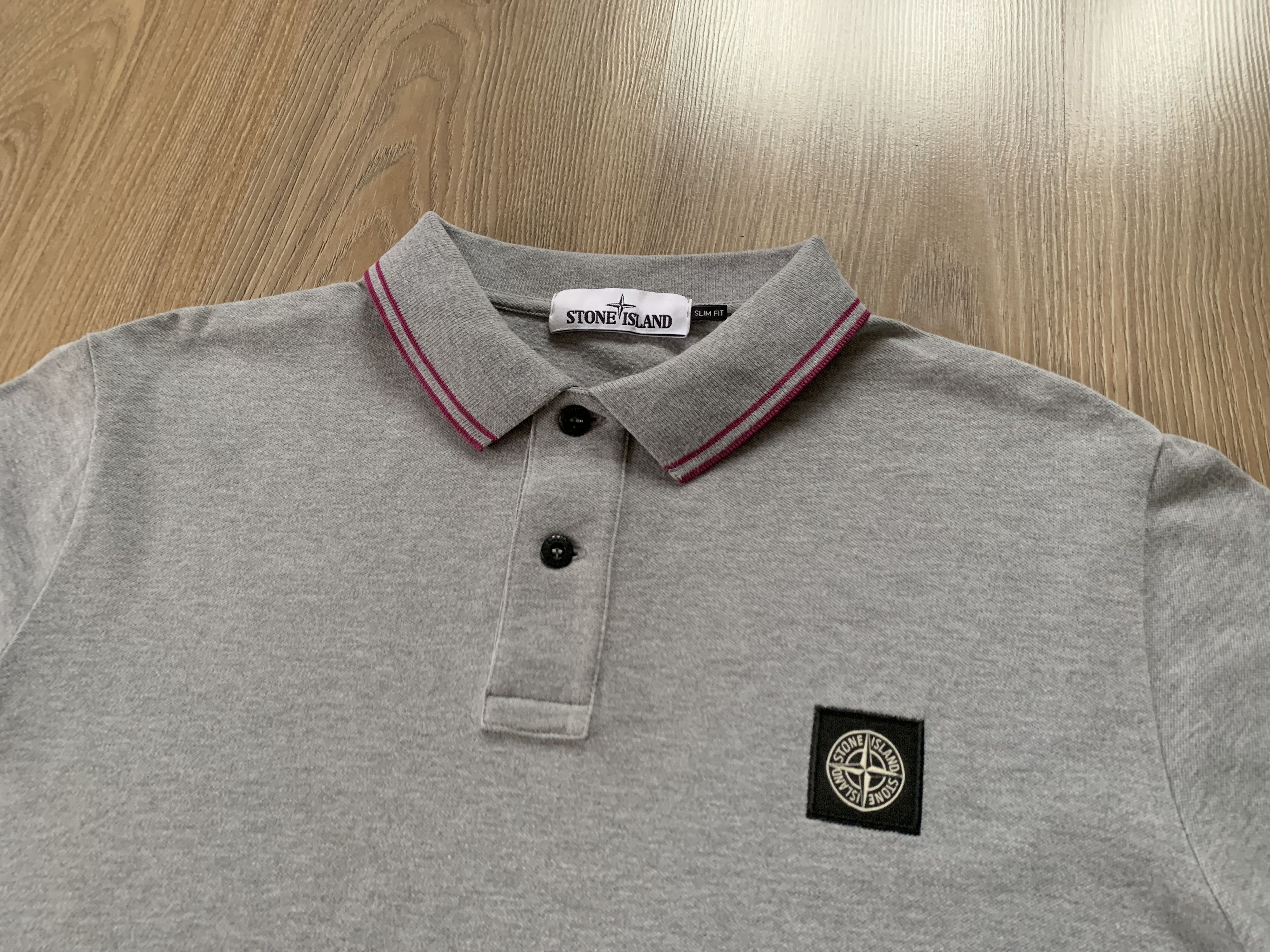 Stone Island × Vintage Stone Island Patch Program Vintage Long Sleeve Polo T Shirt Size US XL / EU 56 / 4 - 4 Thumbnail