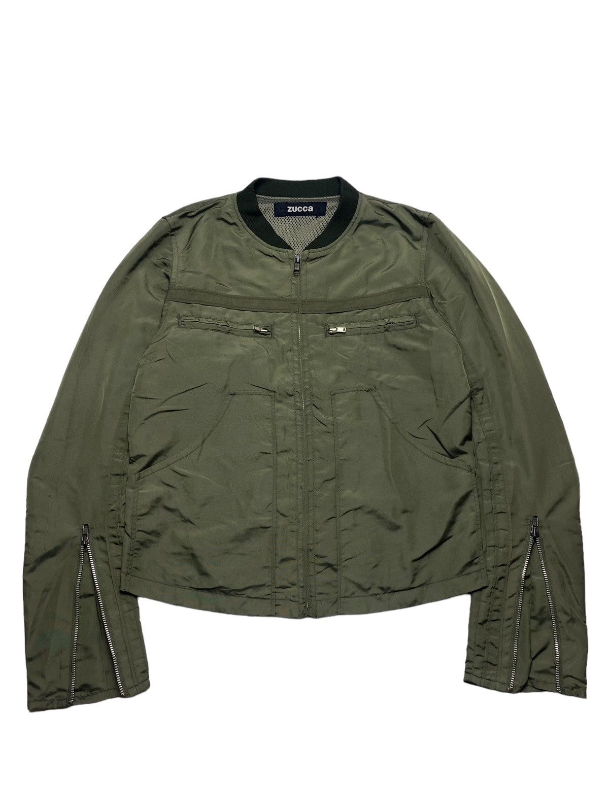 CABANE de ZUCCa 1996 Zucca - Nylon Moto Jacket Size US M / EU 48-50 / 2 - 3 Thumbnail