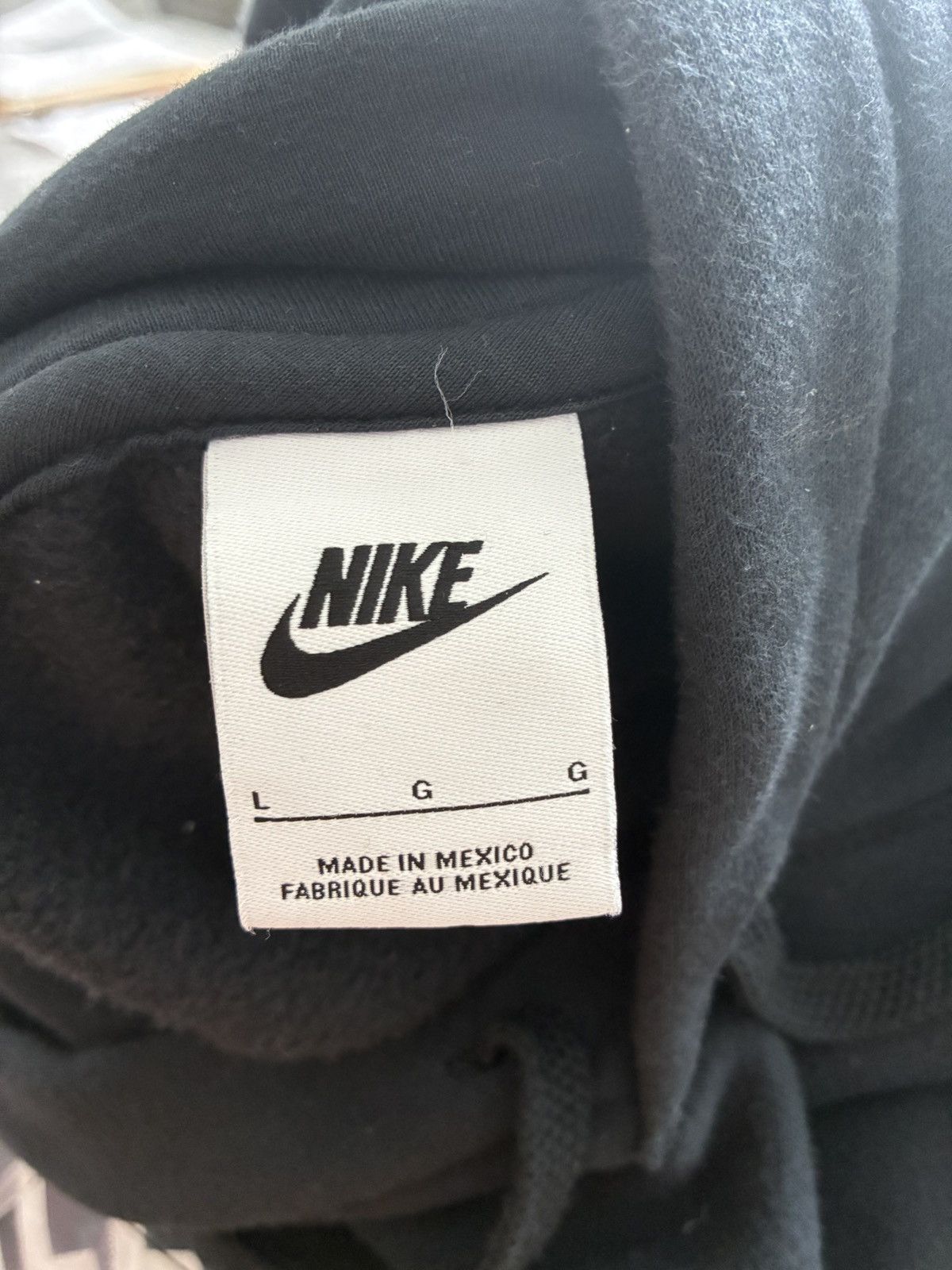 Nike Nike Unisex Volleyball Disc Club Hoodie - Black/White Size US L / EU 52-54 / 3 - 3 Thumbnail