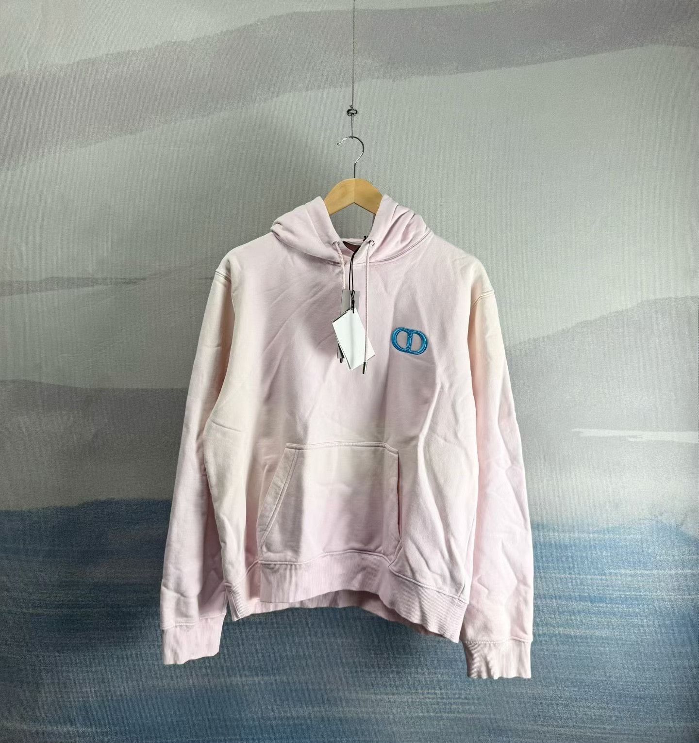 Dior Dior Pink Tie-Dye CD Embroidery Hoodie Size XL / US 12-14 / IT 48-50 - 1 Thumbnail