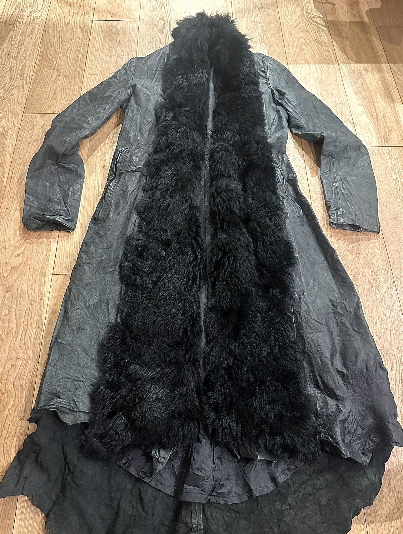 Yasuyuki Ishii FW07 Yasuyuki Ishii Pig-Leather Long Coat 🐷 Size US M / EU 48-50 / 2 - 5 Thumbnail