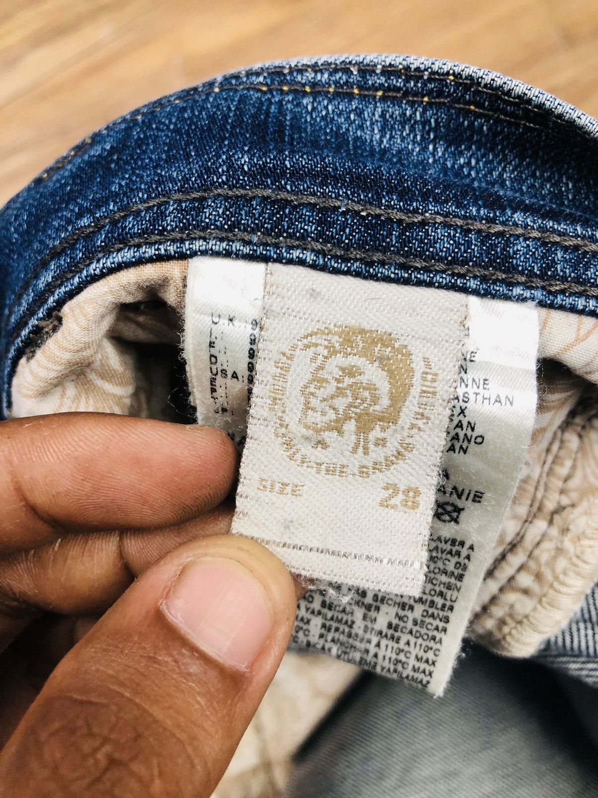 Diesel Diesel Industry torn Design (36) Size US 28 / EU 44 - 14 Thumbnail