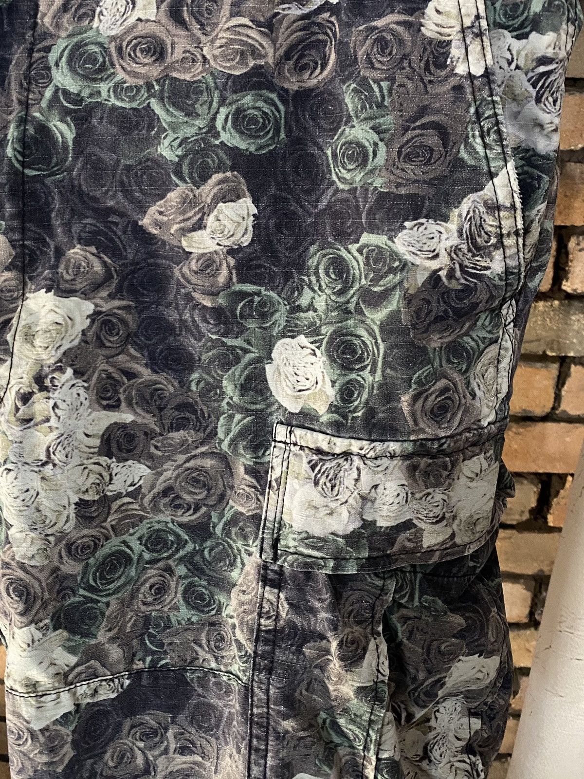 Maison MIHARA YASUHIRO $532 INSANE CAMOUFLAGE GREEN SHORTS PRINT CARGO Size US 36 / EU 52 - 3 Thumbnail