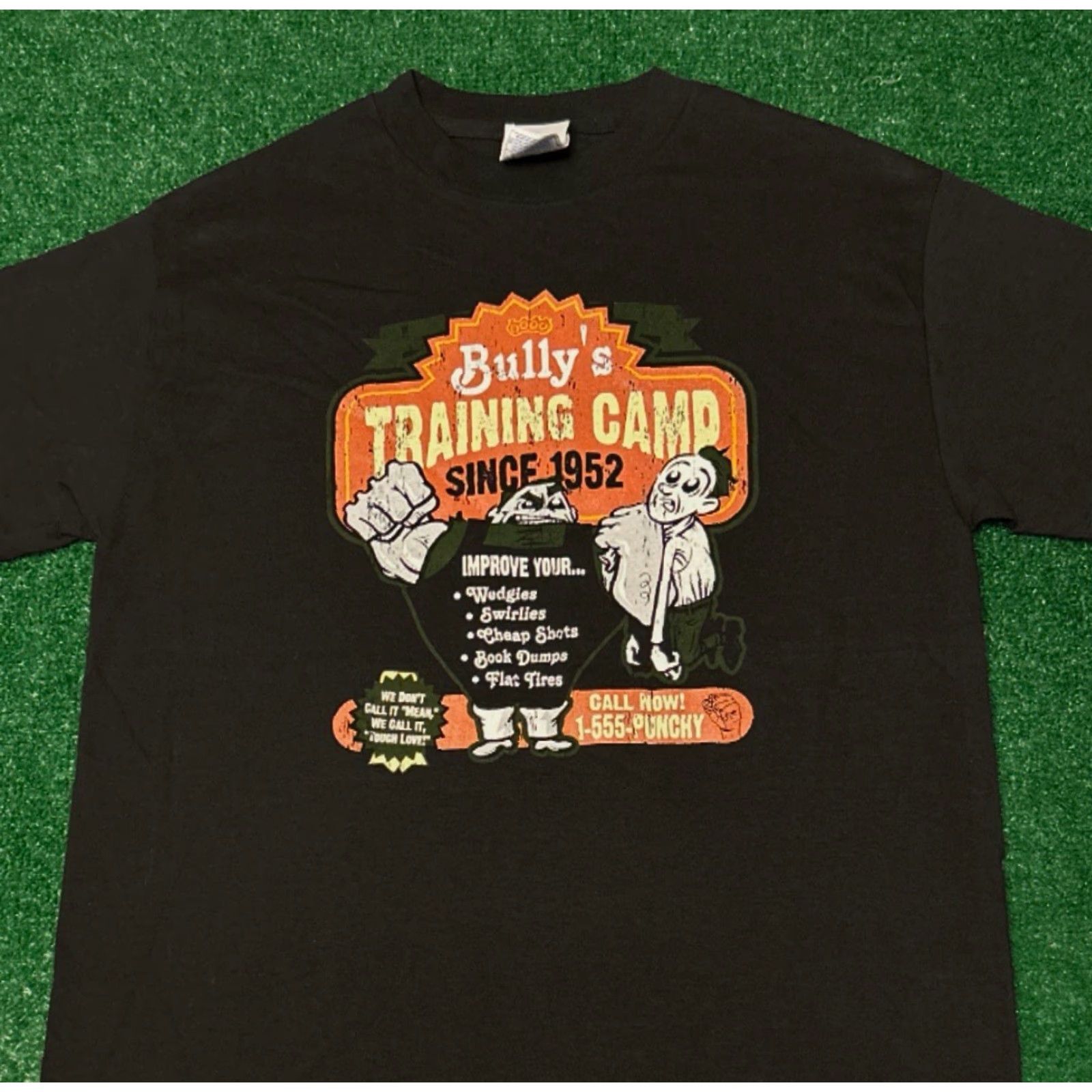 Vintage VINTAGE Bully Training Camp Humor VTG Shirt Mens M Black 90s Y2K Punk Grunge Skater Shirt Mens M Size US M / EU 48-50 / 2 - 3 Thumbnail