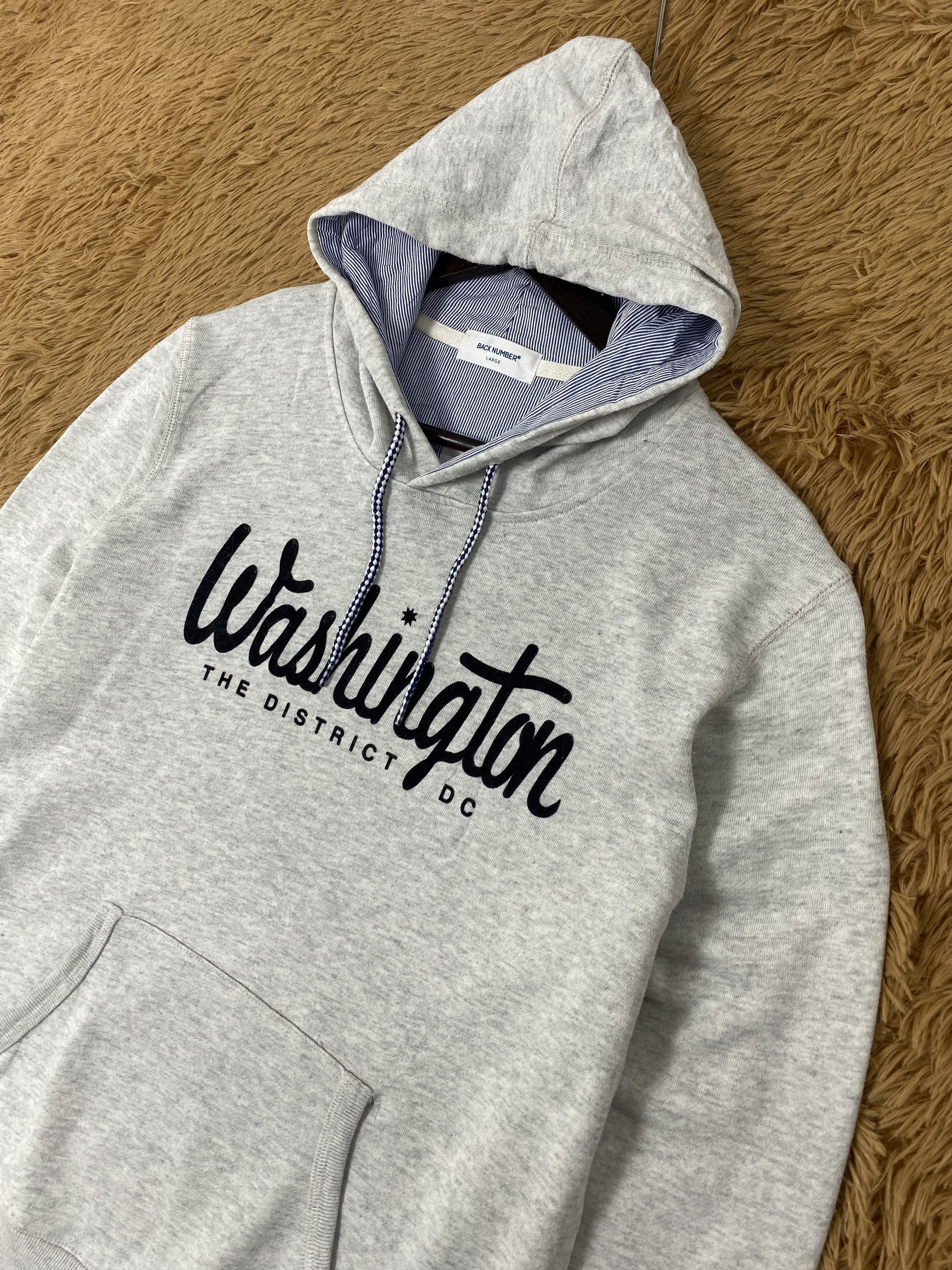 Japanese Brand Vintage Back Number Washington Hoodie Size US S / EU 44-46 / 1 - 2 Thumbnail