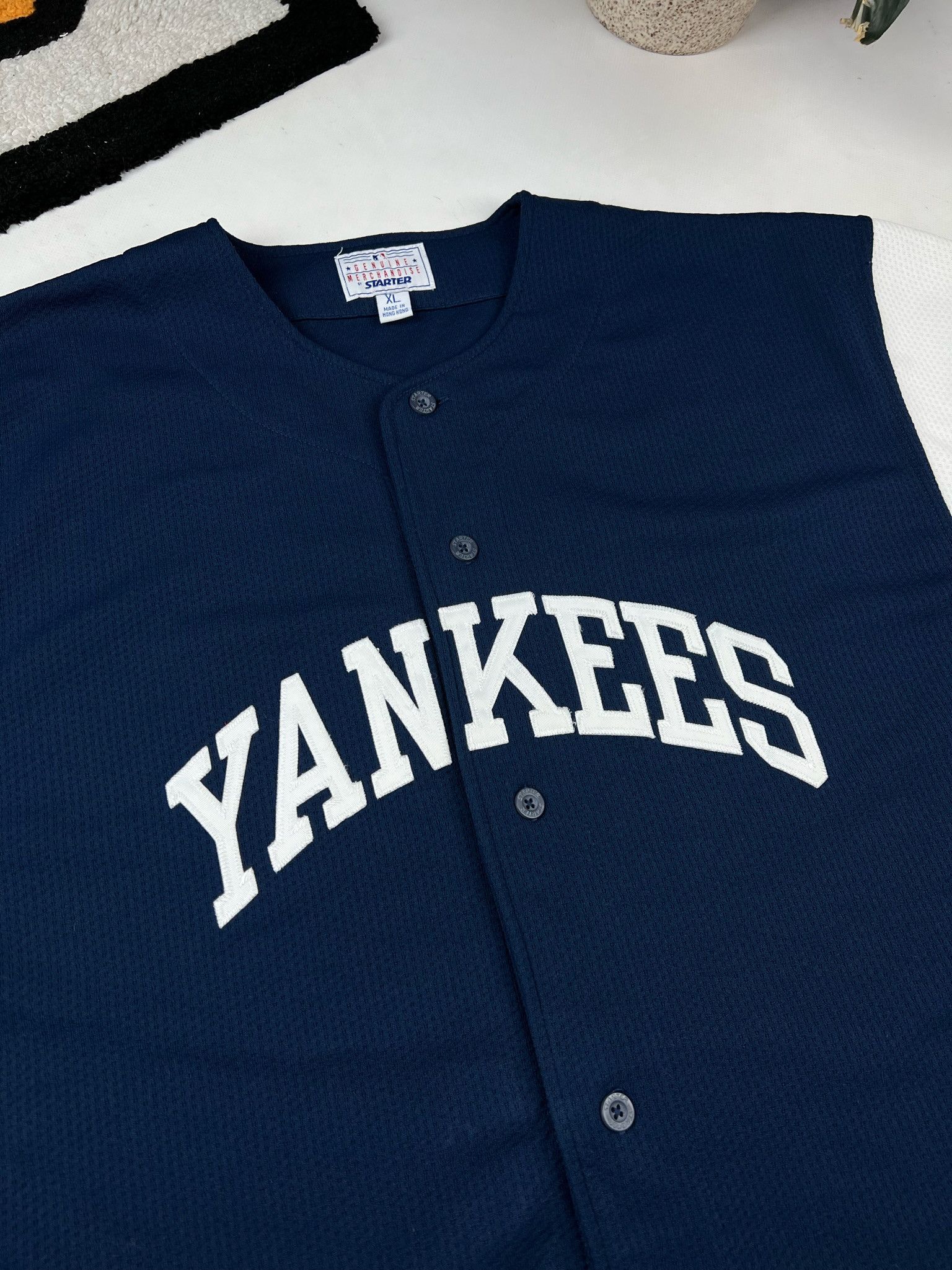 MLB × New York Yankees × Vintage New Tork Yankees Baseball Jersey Majestic Size US XL / EU 56 / 4 - 2 Thumbnail