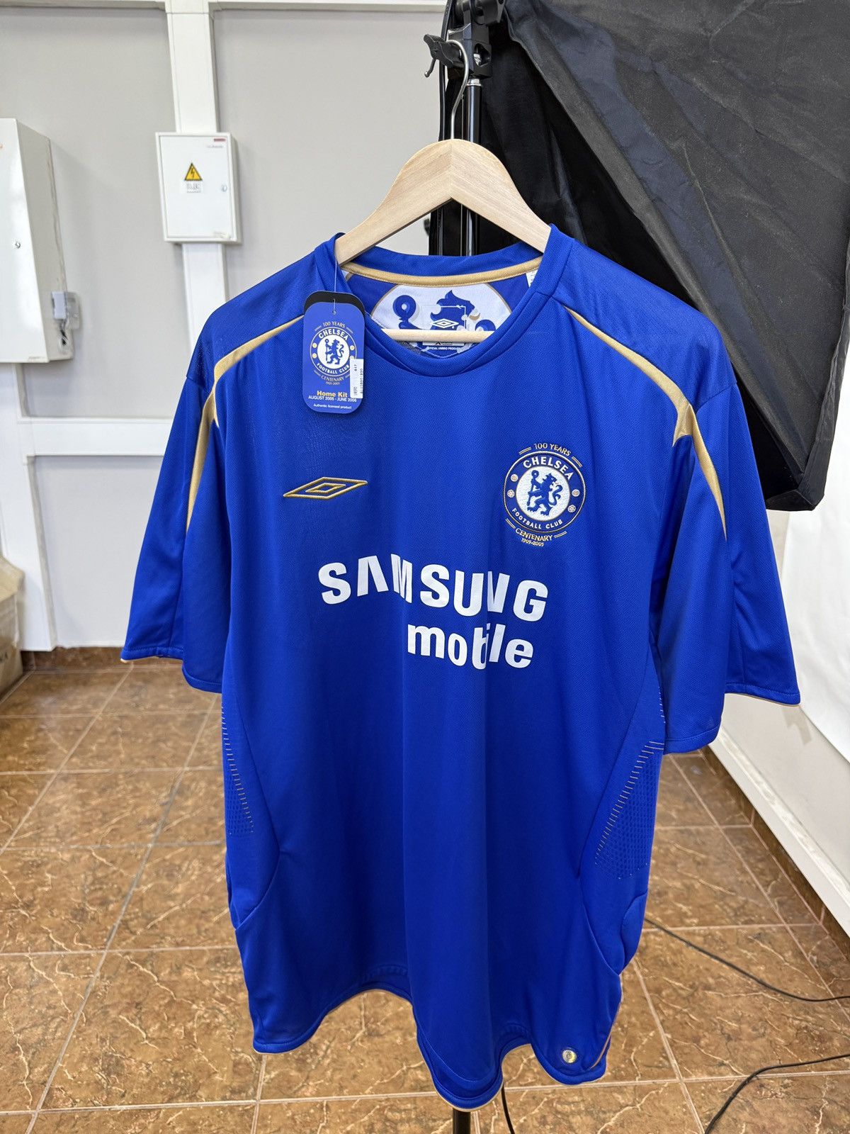 Umbro ❗️NWT 🇬🇧 Vintage 2005 Chelsea Umbro 100 Years Jersey Samsung Size US XXL / EU 58 / 5 - 1 Thumbnail