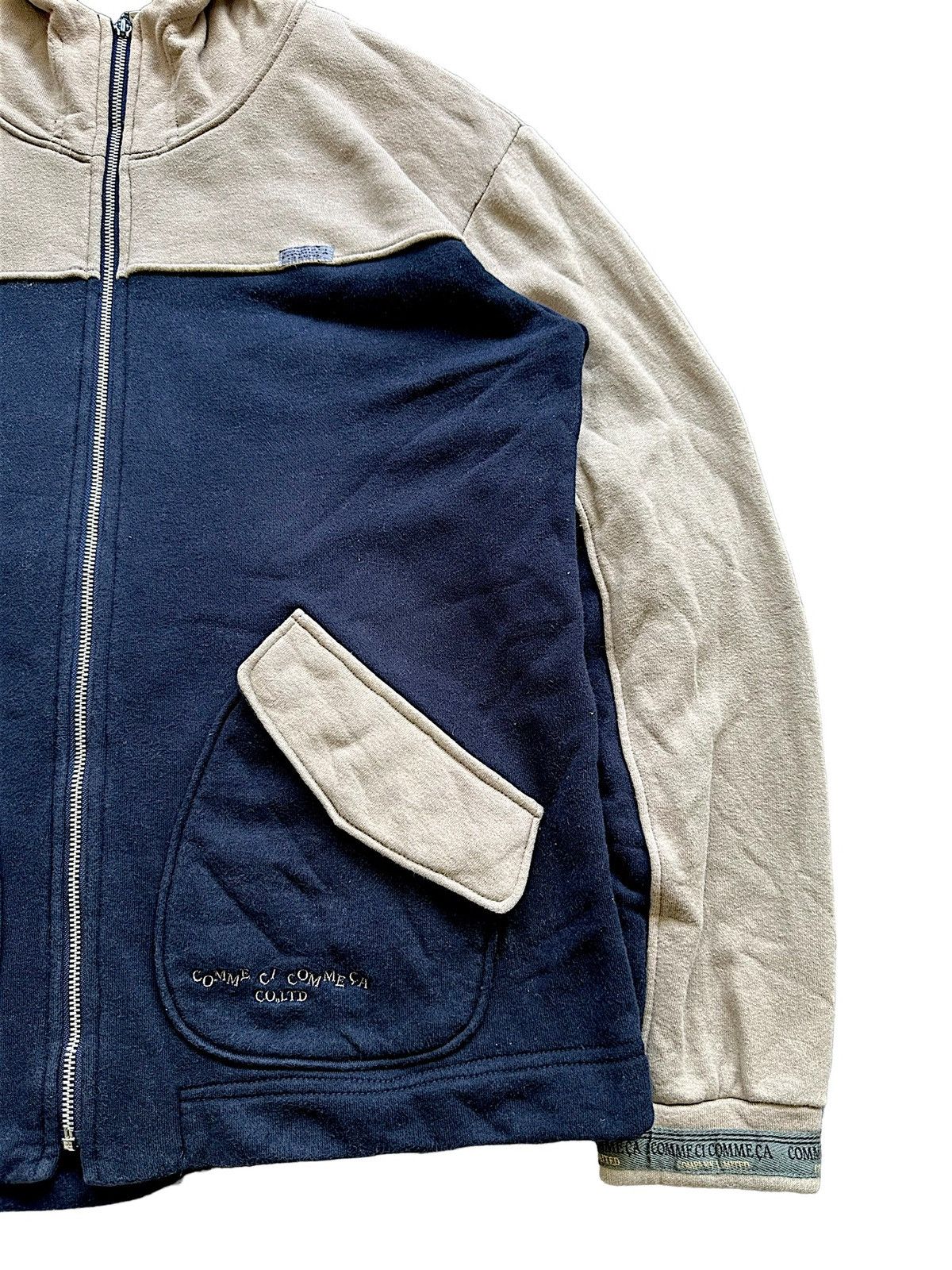 Comme Ca Ism 1990s Ca C'est Ca by Comme Ci Comme Jp. zipper sweater Size US L / EU 52-54 / 3 - 3 Thumbnail