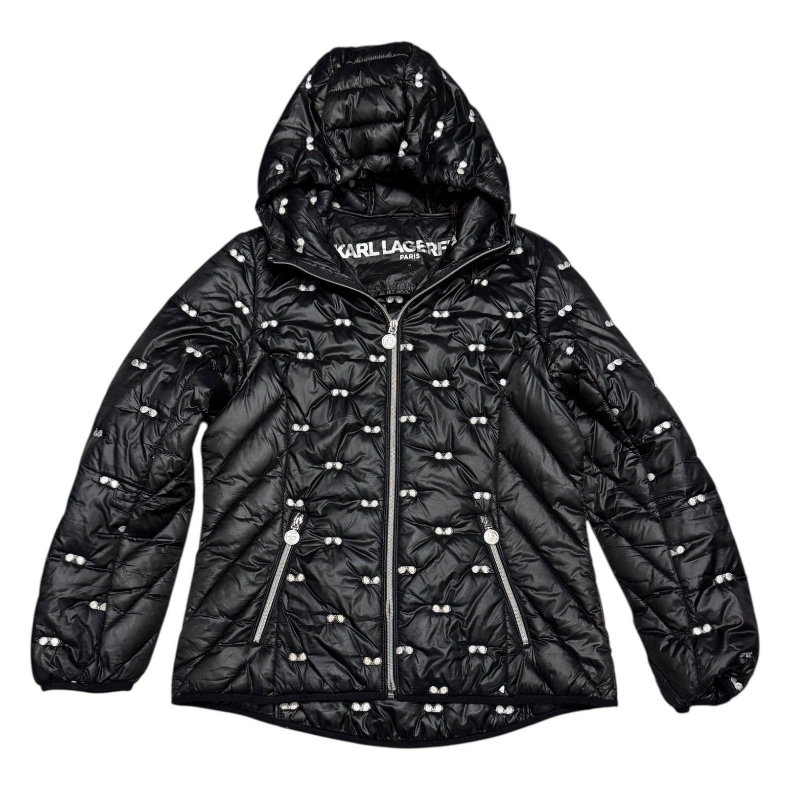 Karl Lagerfeld KARL LAGERFELD Winter Puffer Parka Jacket Coat Medium Size M / US 6-8 / IT 42-44 - 5 Thumbnail