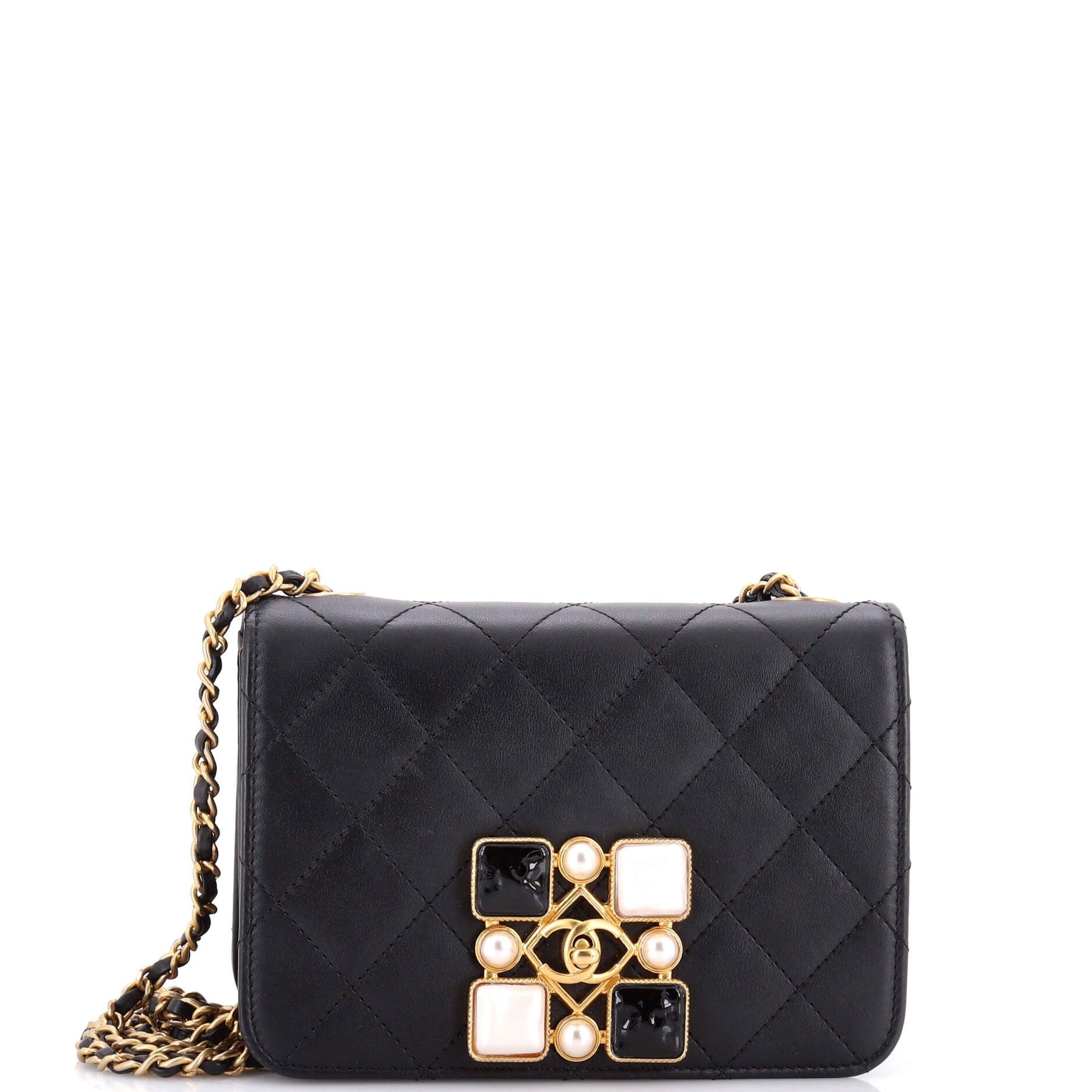 Chanel Resin and Pearl CC Full Flap Bag Size ONE SIZE - 1 Thumbnail