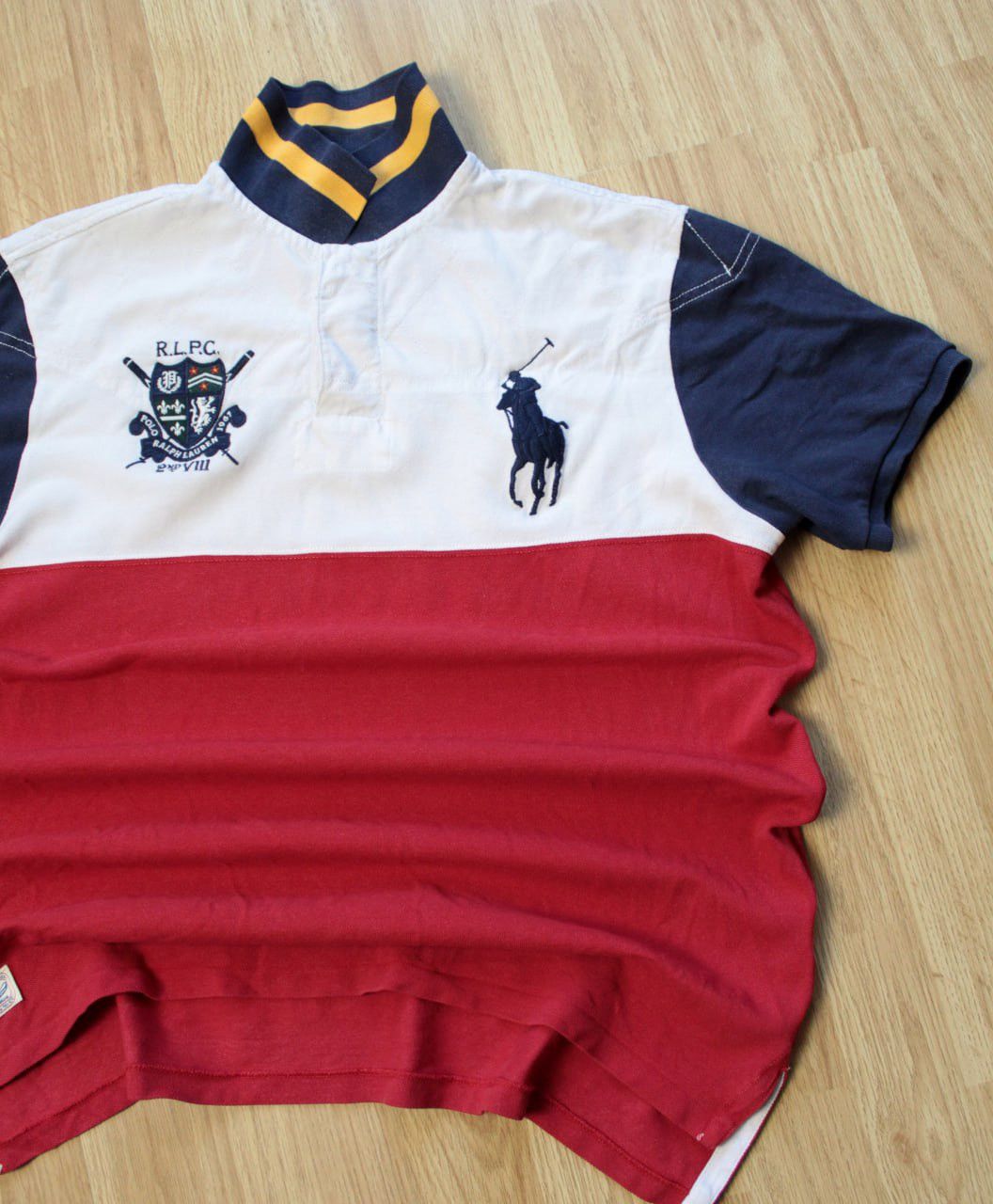 Polo Ralph Lauren 🔥 Ralph Lauren Club Chief Keef Y2K Polo T Shirt Big Logo Size US XL / EU 56 / 4 - 2 Thumbnail