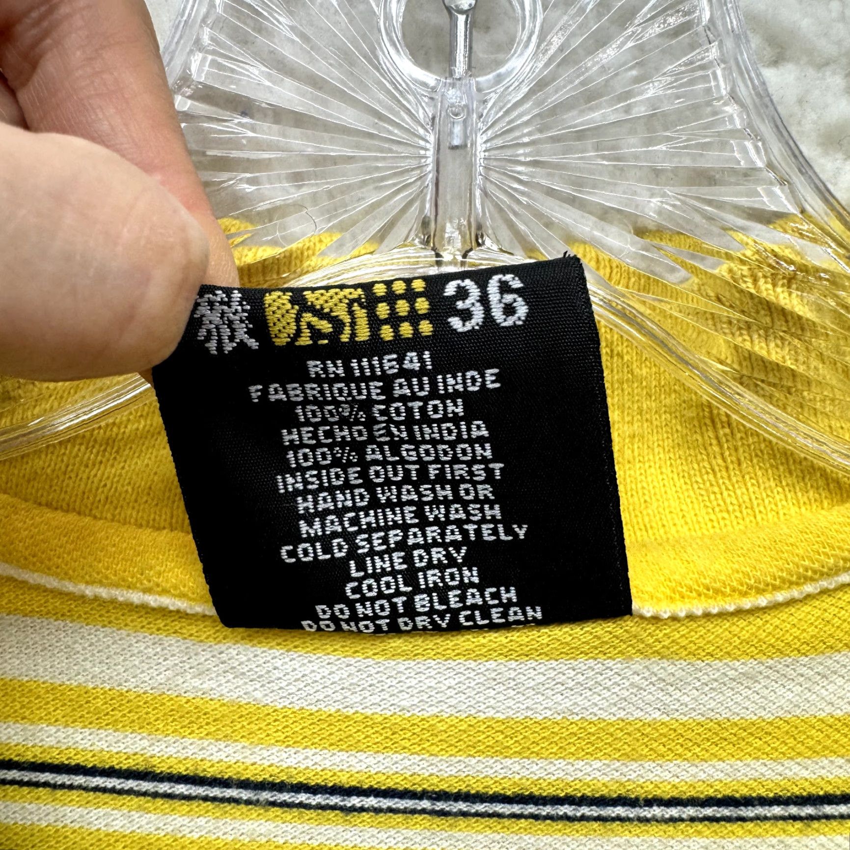 Vintage VINTAGE Drunk Munky Polo Shirt 5X Mens Yellow Green Striped Short Sleeve Polo Mens Big & Tall Size US XXL / EU 58 / 5 - 7 Thumbnail