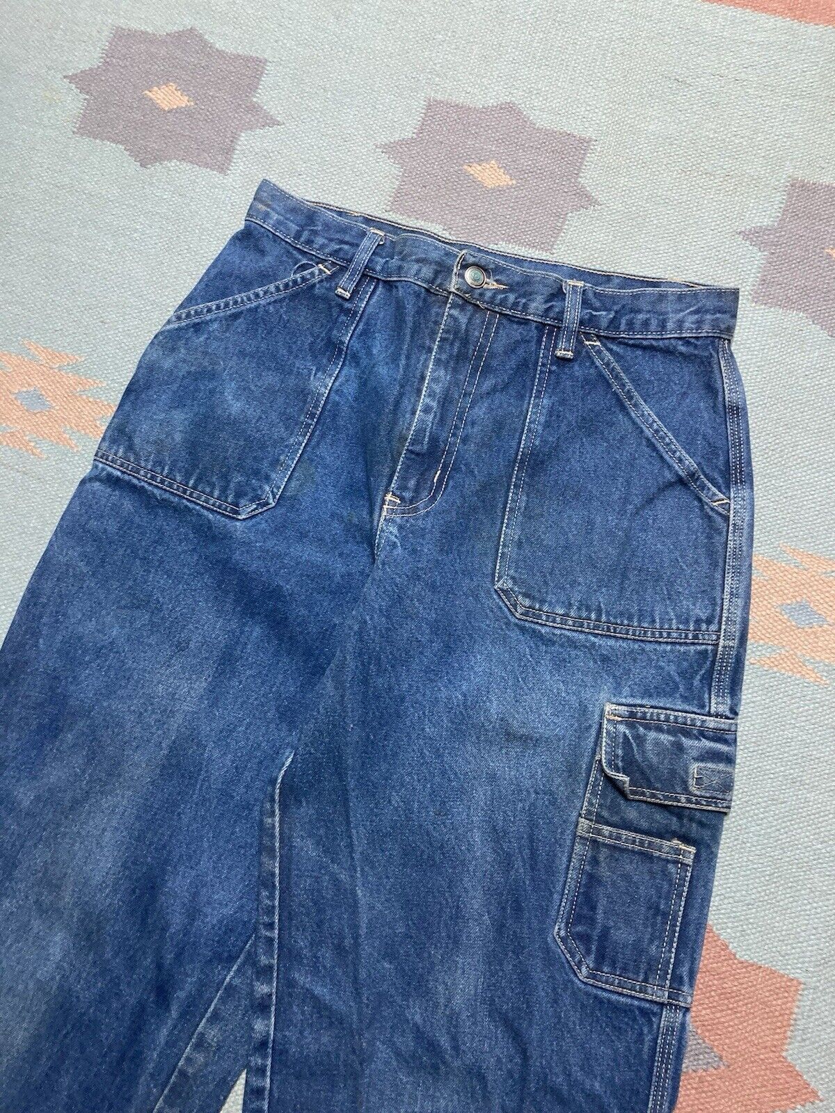 JNCO × Vintage VTG y2k baggy jeans carpenter cargo wide skater JNCO 30x31 Size US 30 / EU 46 - 7 Thumbnail