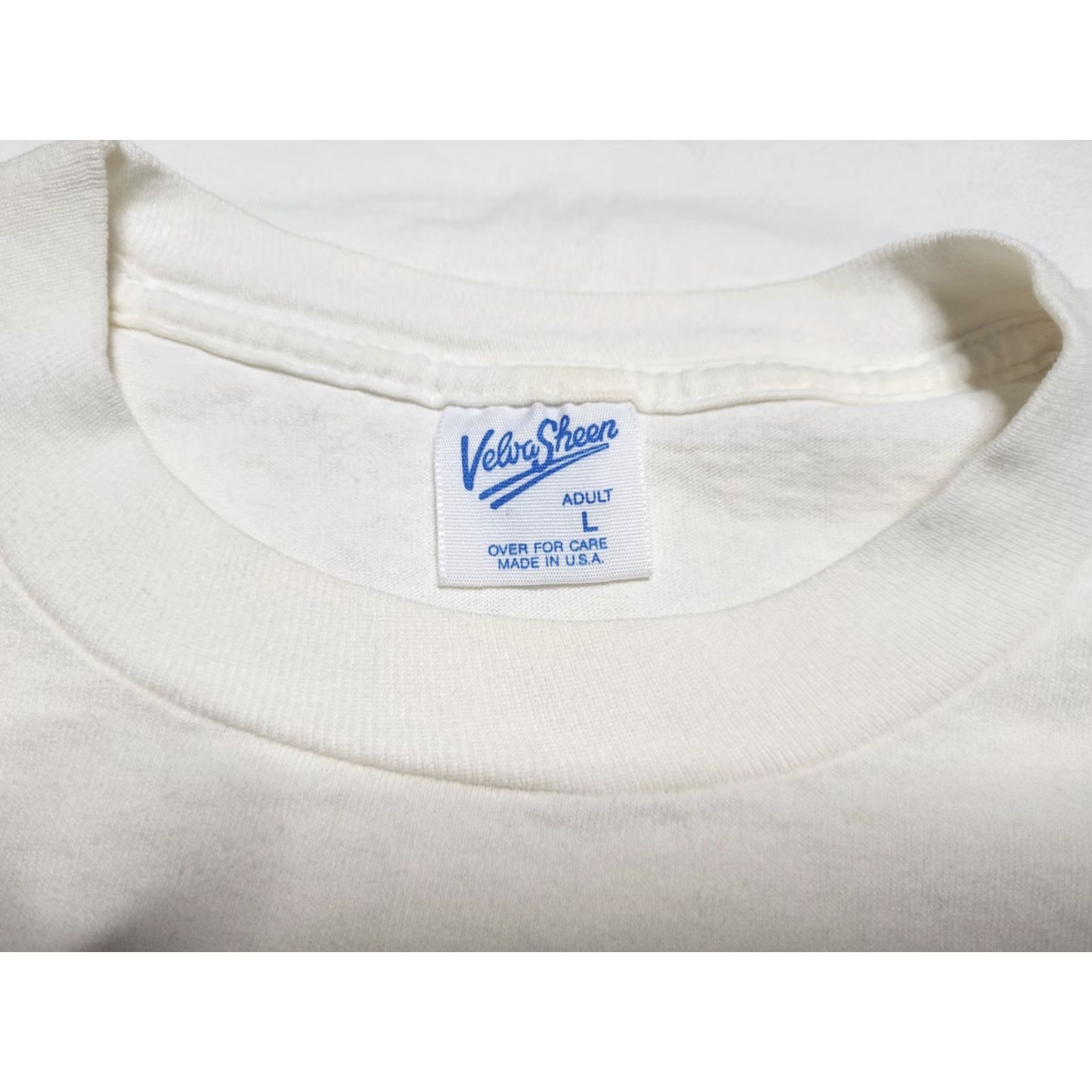 Velva Sheen Vintage Velva Sheen 80s Men’s T-Shirt Adult Large Florida Polk Community College Distressed Cotton Size US L / EU 52-54 / 3 - 4 Thumbnail