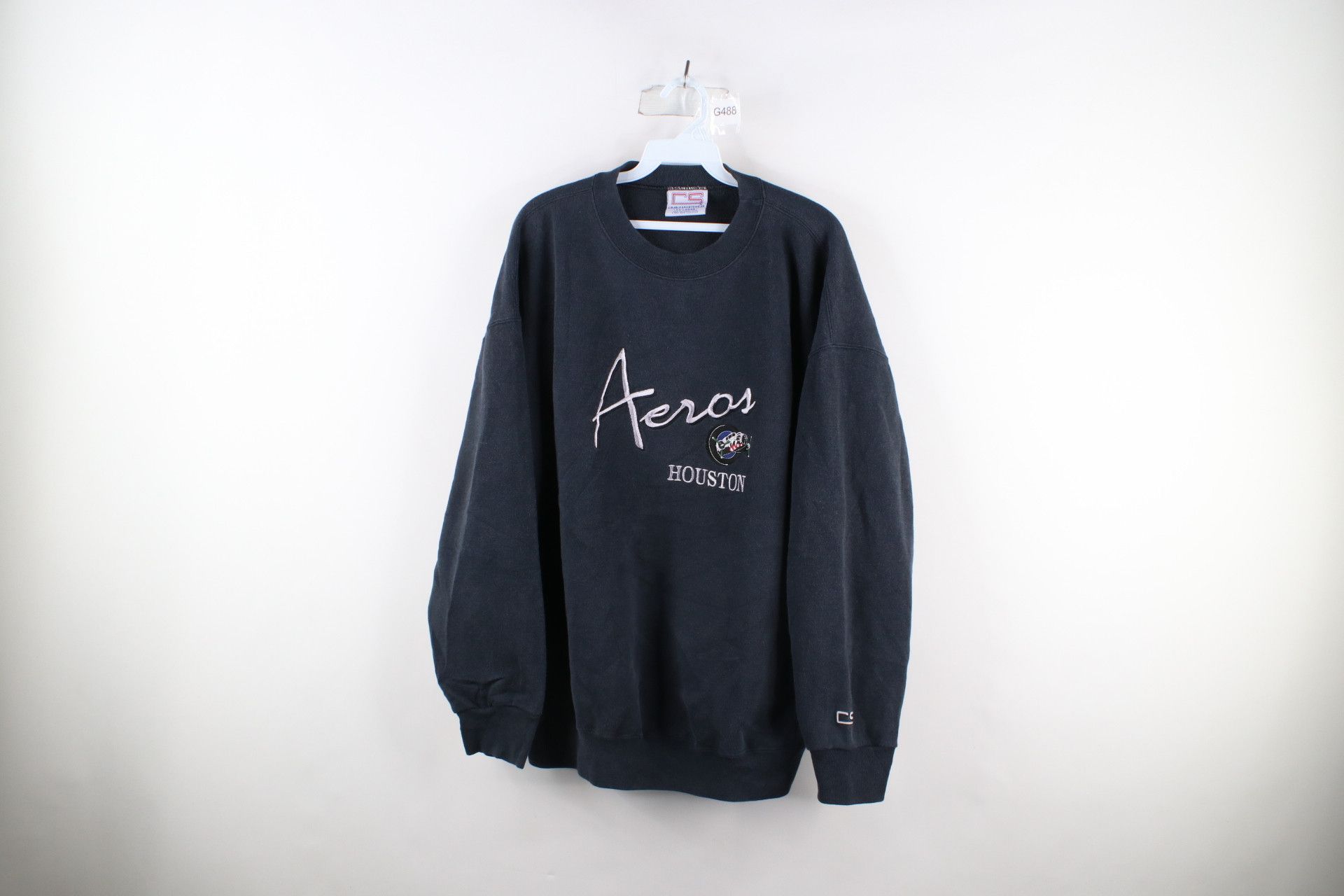 Vintage Vintage 90s Out Houston Aeros Hockey Crewneck Sweatshirt USA Size US XXL / EU 58 / 5 - 1 Thumbnail