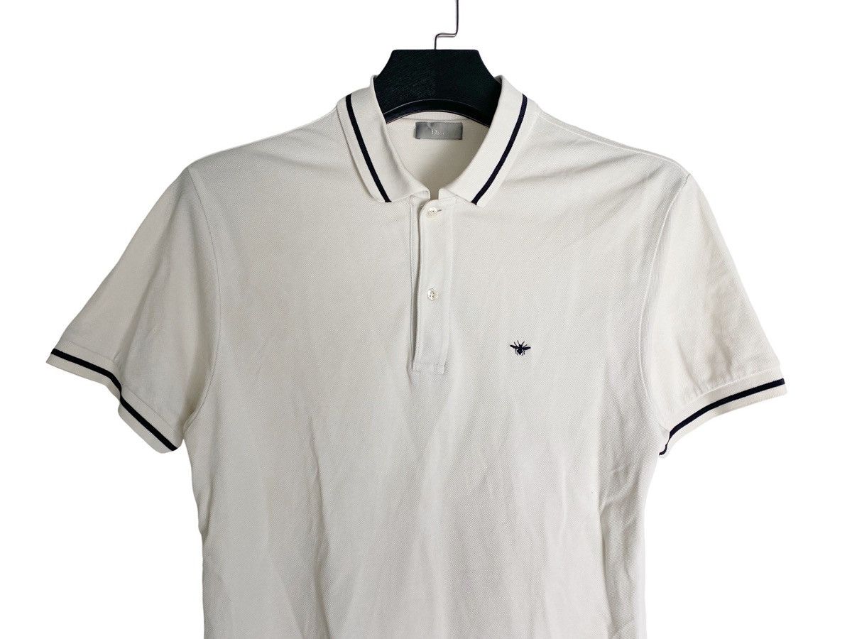 Dior Dior Bee Embroidered Short-Sleeves Polo Size US XL / EU 56 / 4 - 3 Thumbnail