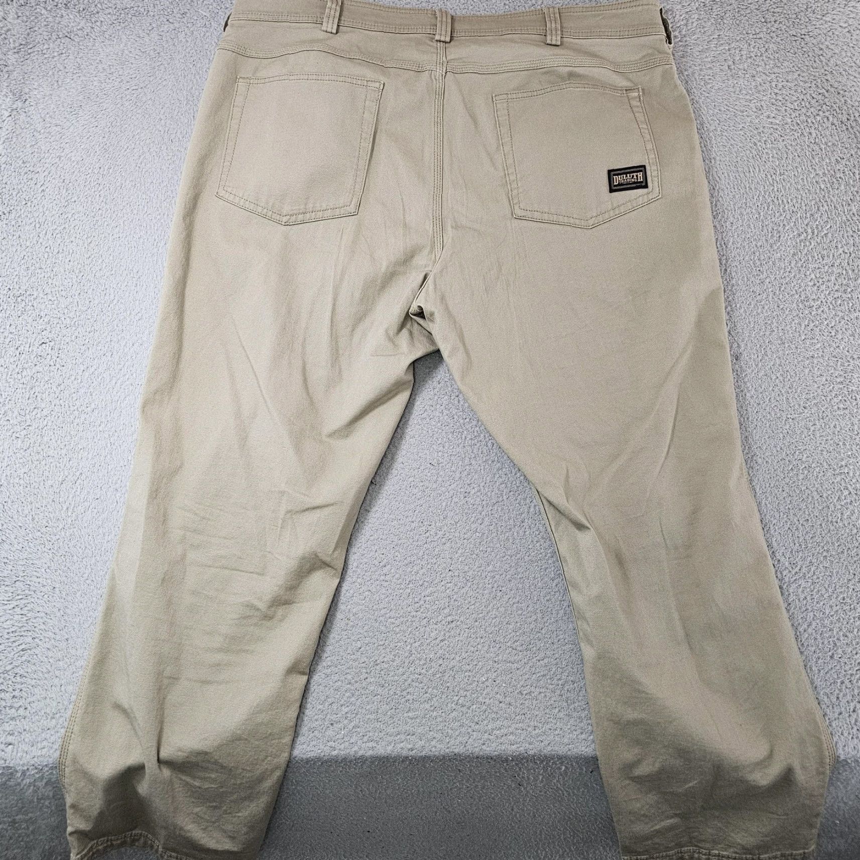 Duluth Trading Company Duluth Trading Co. DuluthFlex Fire Hose Khakis Pants 40x30 Beige Men Regular Straight 5-Pocket Canvas Workwear Casual Pants Size US 40 / EU 56 - 6 Thumbnail