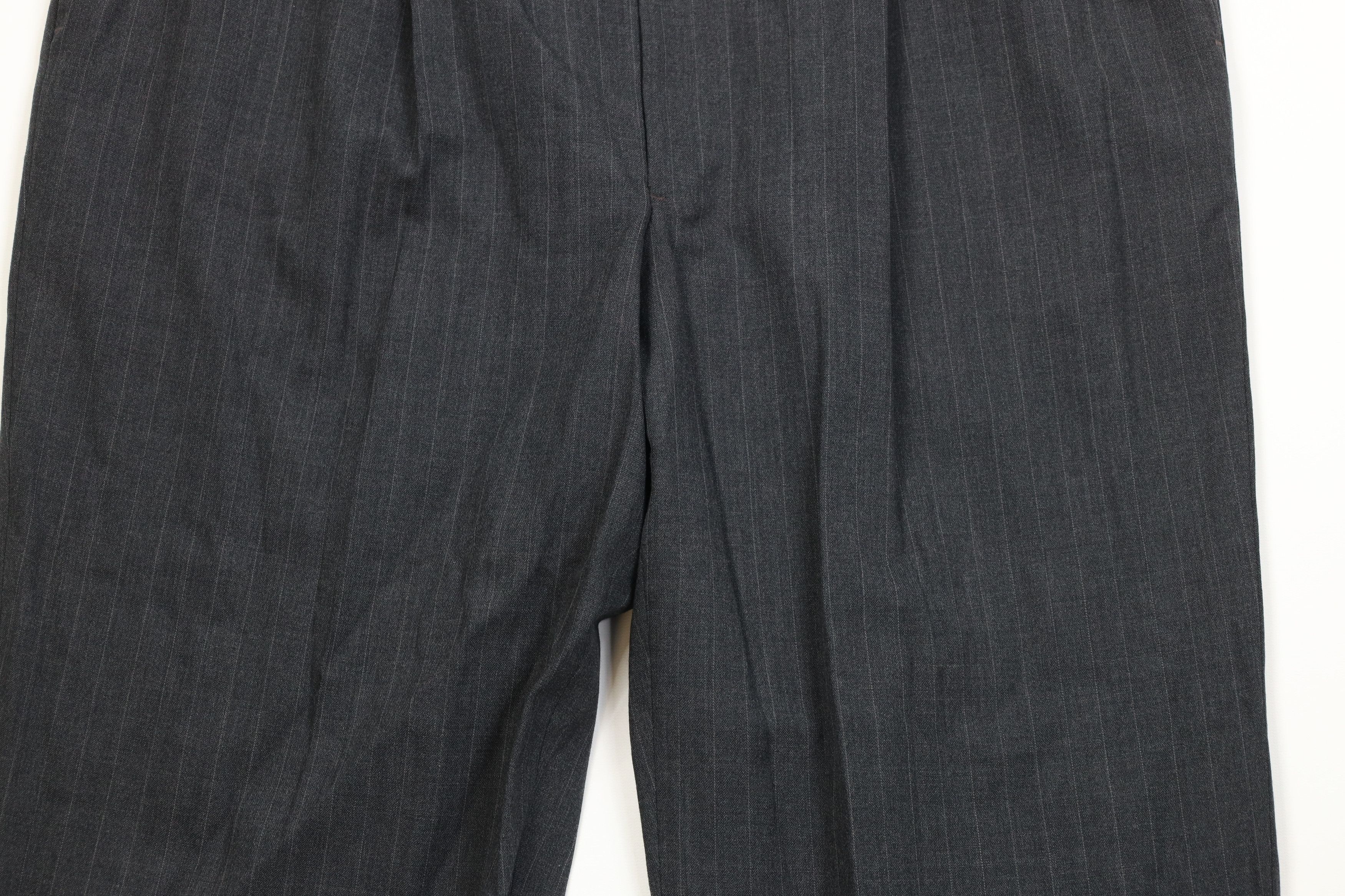 Vintage Vintage 70s Streetwear Knit Striped Wide Leg Chino Pants Size US 40 / EU 56 - 3 Thumbnail