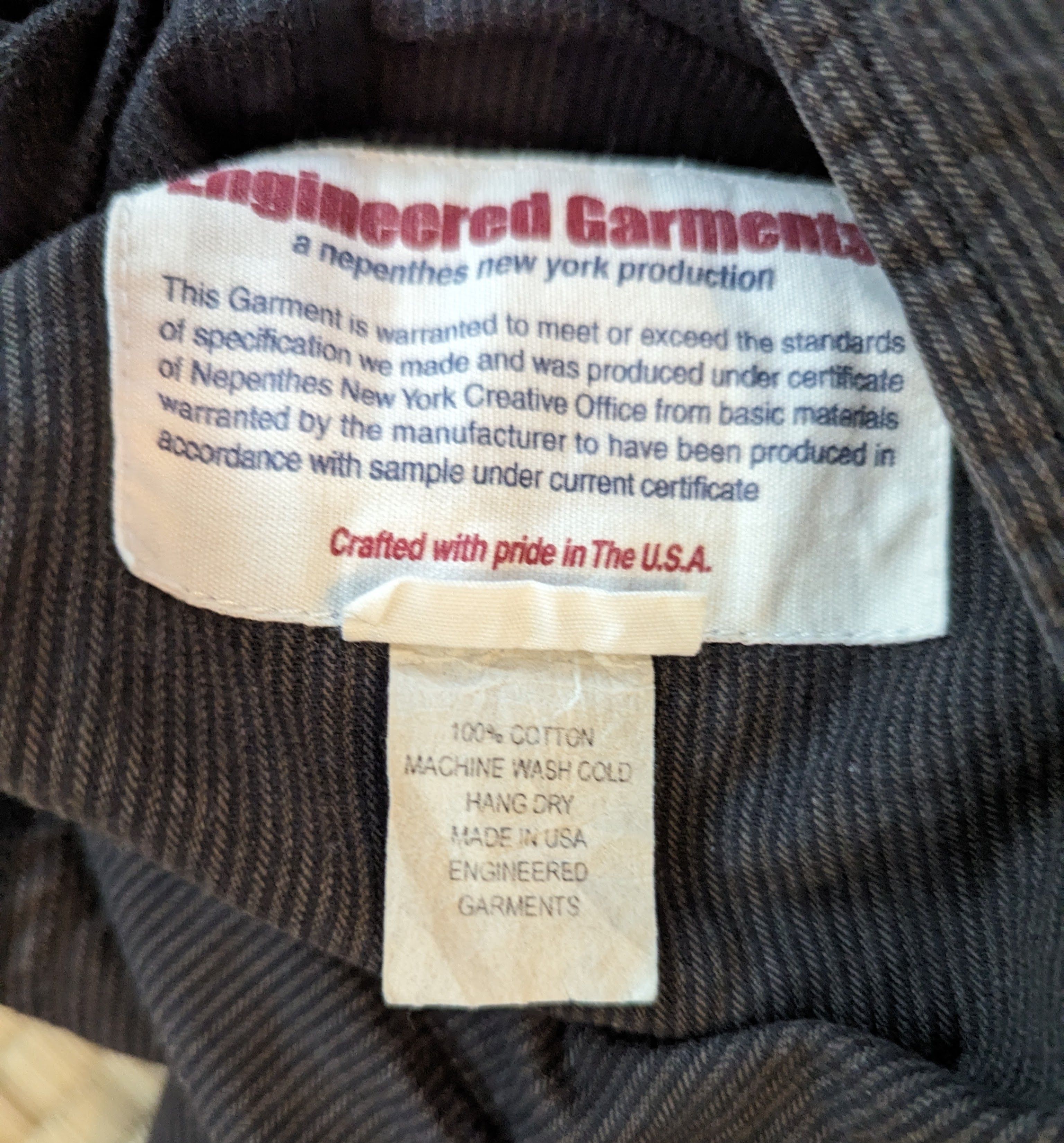 Engineered Garments Engineered Garments 100% Cotton Chore Coat Made in USA Size US S / EU 44-46 / 1 - 5 Thumbnail