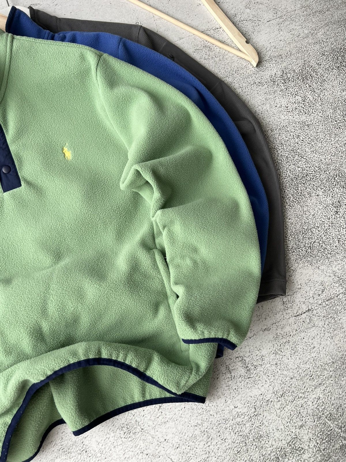 Polo Ralph Lauren 🟢 Vintage Ralph Lauren fleece pullover in green Rare Size M Size US M / EU 48-50 / 2 - 5 Thumbnail