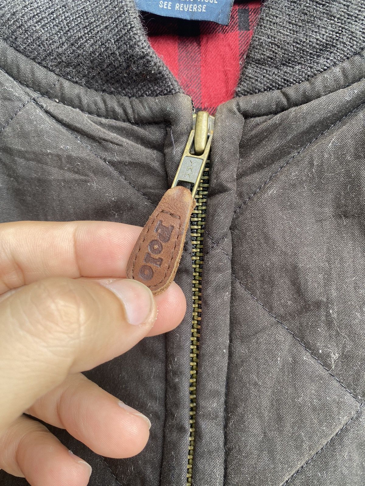 Polo Ralph Lauren × Vintage Vtg Polo Ralph Lauren small pony logo diamond quilted jacket Size US S / EU 44-46 / 1 - 5 Thumbnail