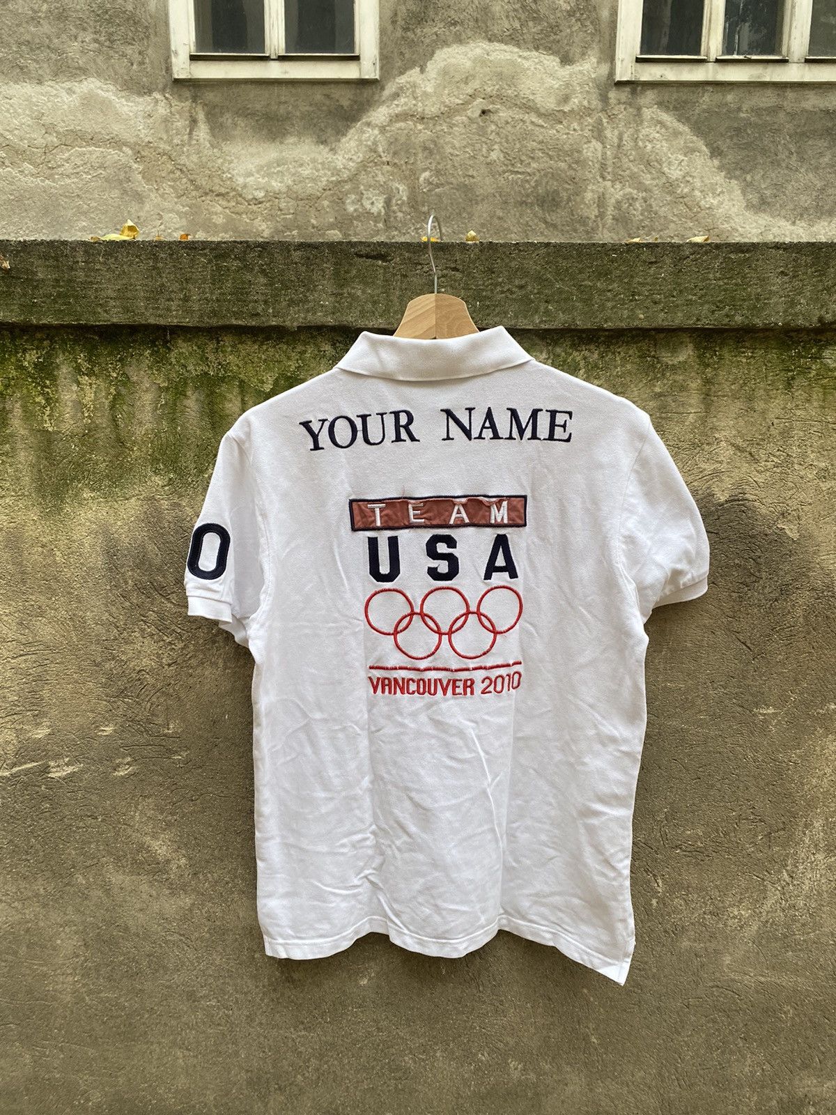 Vintage Polo Ralph Lauren USA Track & Field Championship Polo Shirt Size L