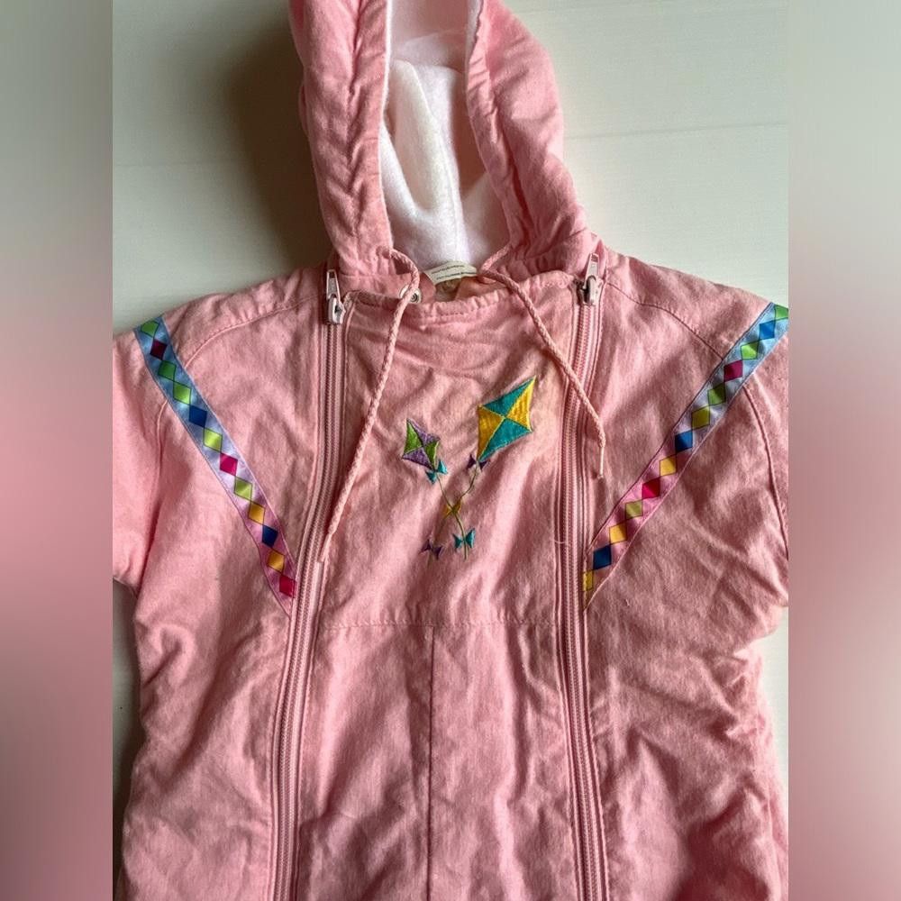 Designer Vintage Kids' Embroidered One-Piece Coat Size US XXS / EU 40 - 4 Thumbnail