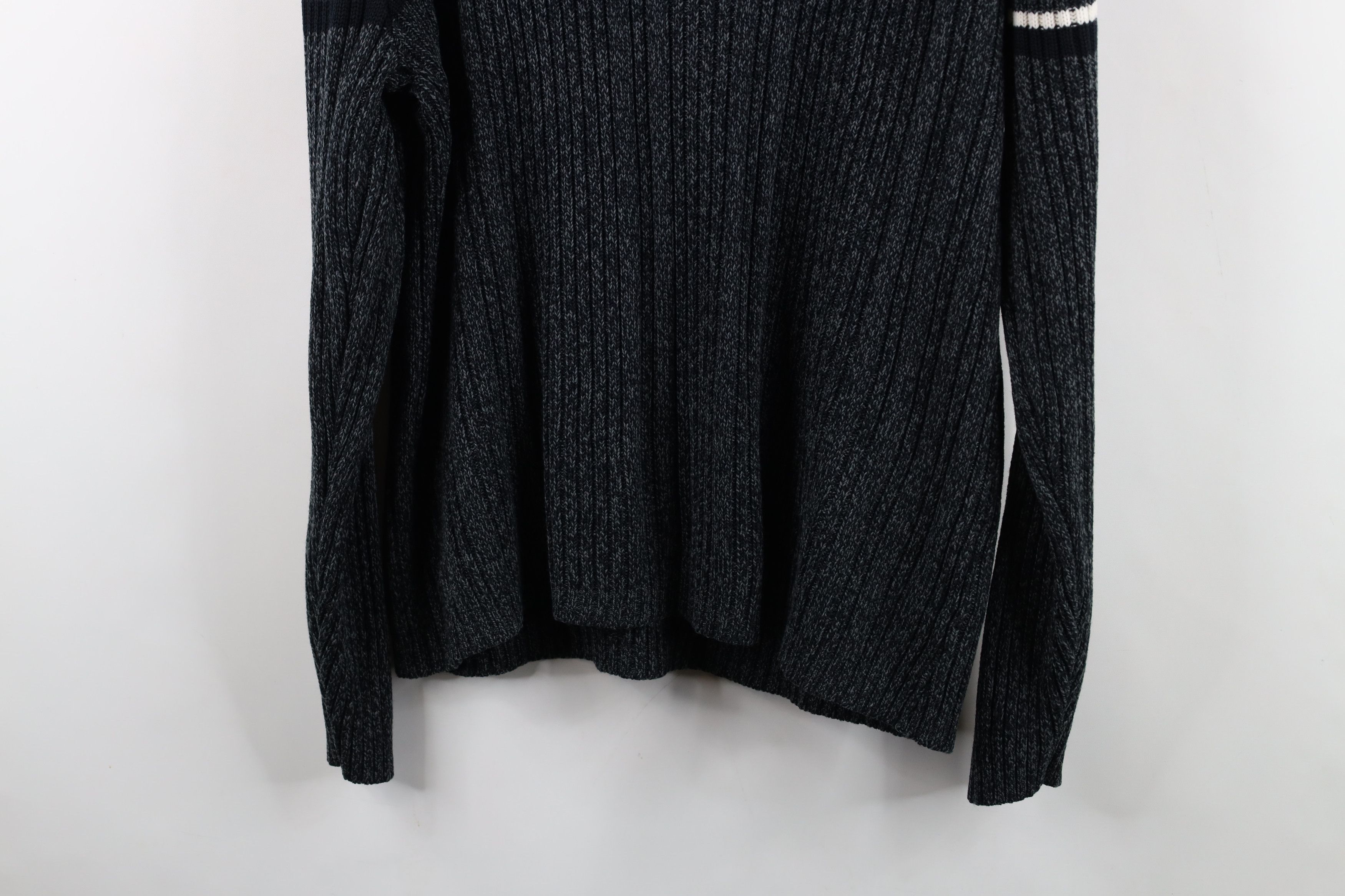 Vintage Vintage 90s Streetwear Chunky Ribbed Knit Sweater Gray Size US XL / EU 56 / 4 - 9 Thumbnail