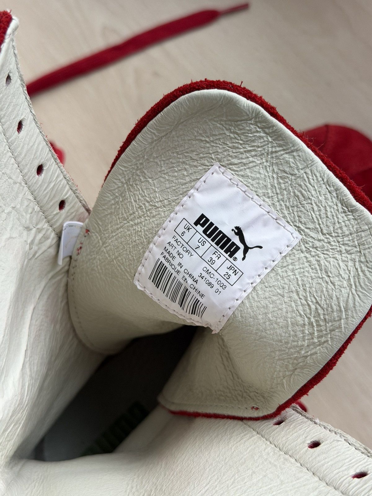 Puma Retro Puma Suede Red Boxing Lace up Boots Size US 9 / IT 39 - 10 Thumbnail