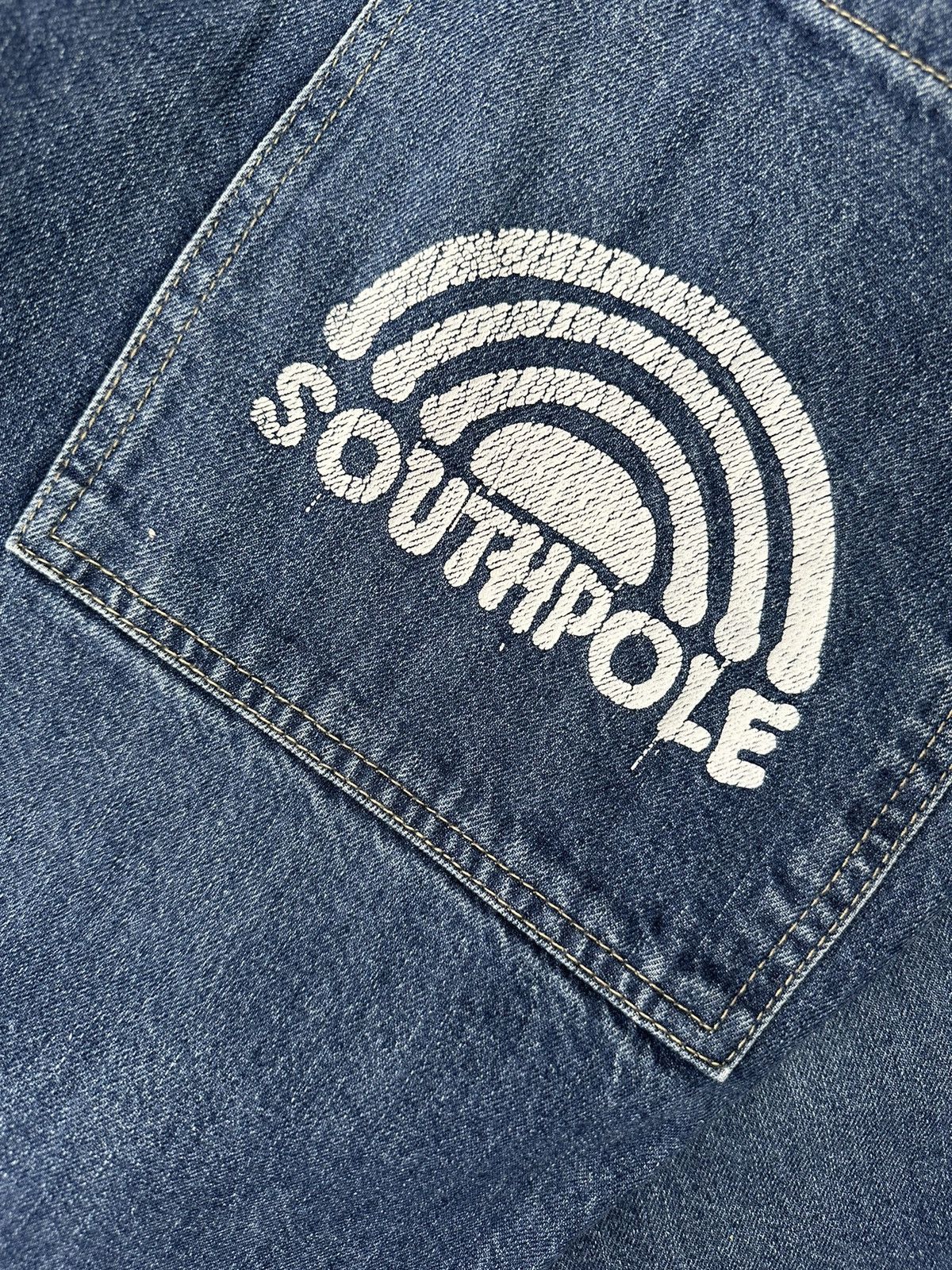 Southpole Y2K Vintage SOUTHPOLE Baggy Denim Pants Wide Leg Size US 34 / EU 50 - 14 Thumbnail