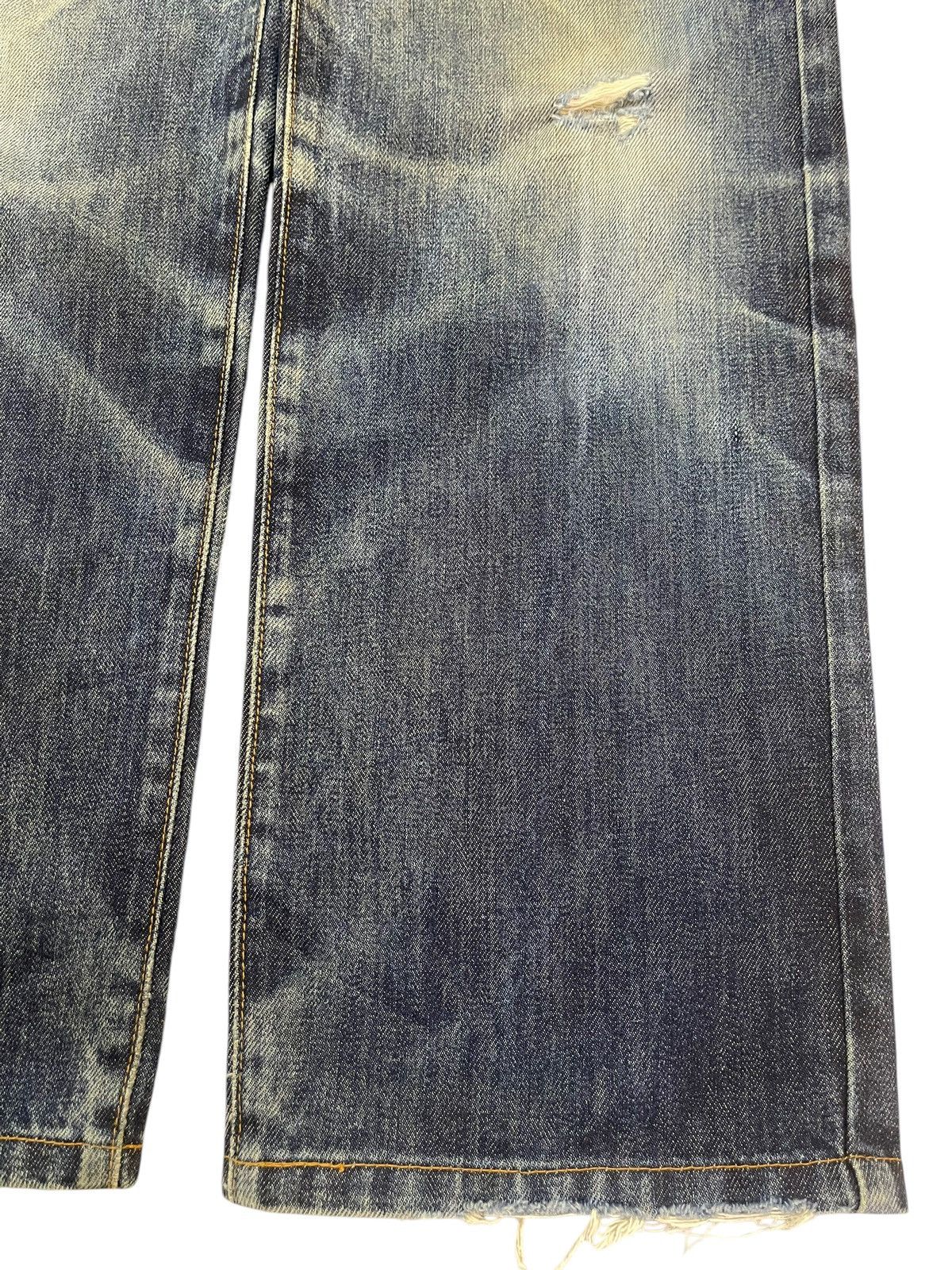 14th Addiction Vintage Japanese Brand Blue Faded Wash Style Baggy Jeans Size US 31 - 8 Thumbnail