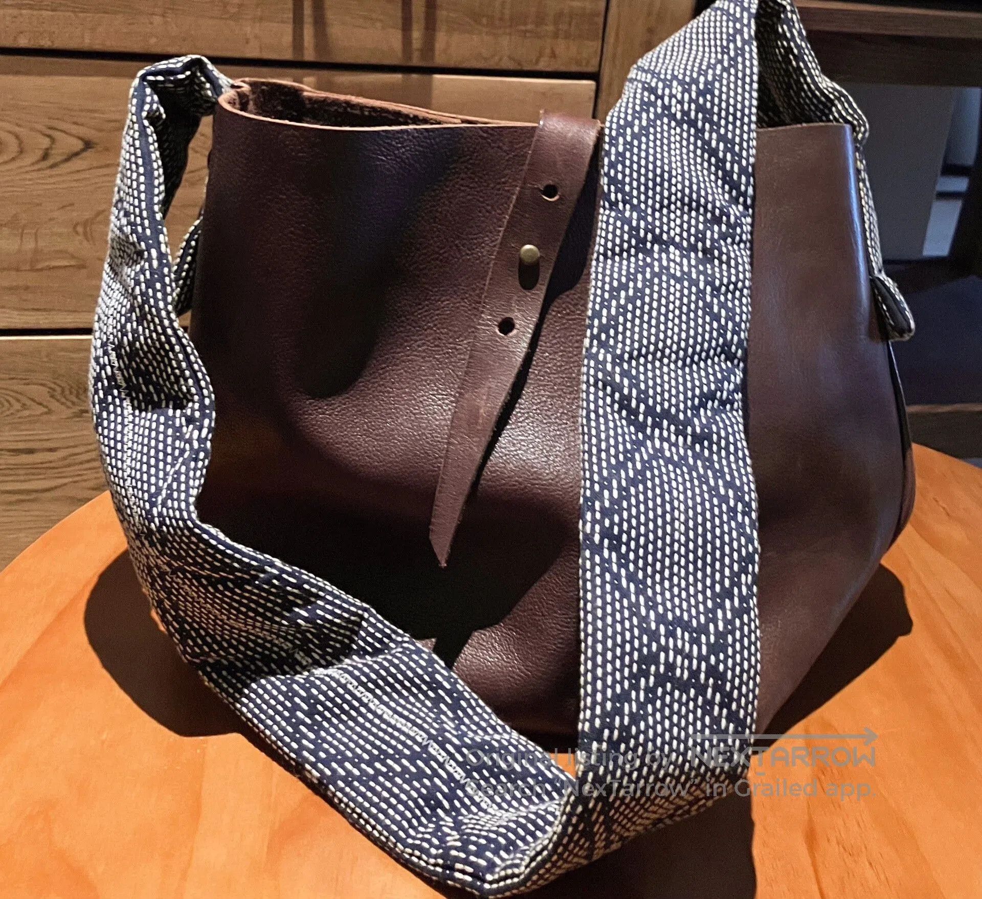 Kapital Handmade Vintage Navajo Leather Bag. Size ONE SIZE - 1 Thumbnail