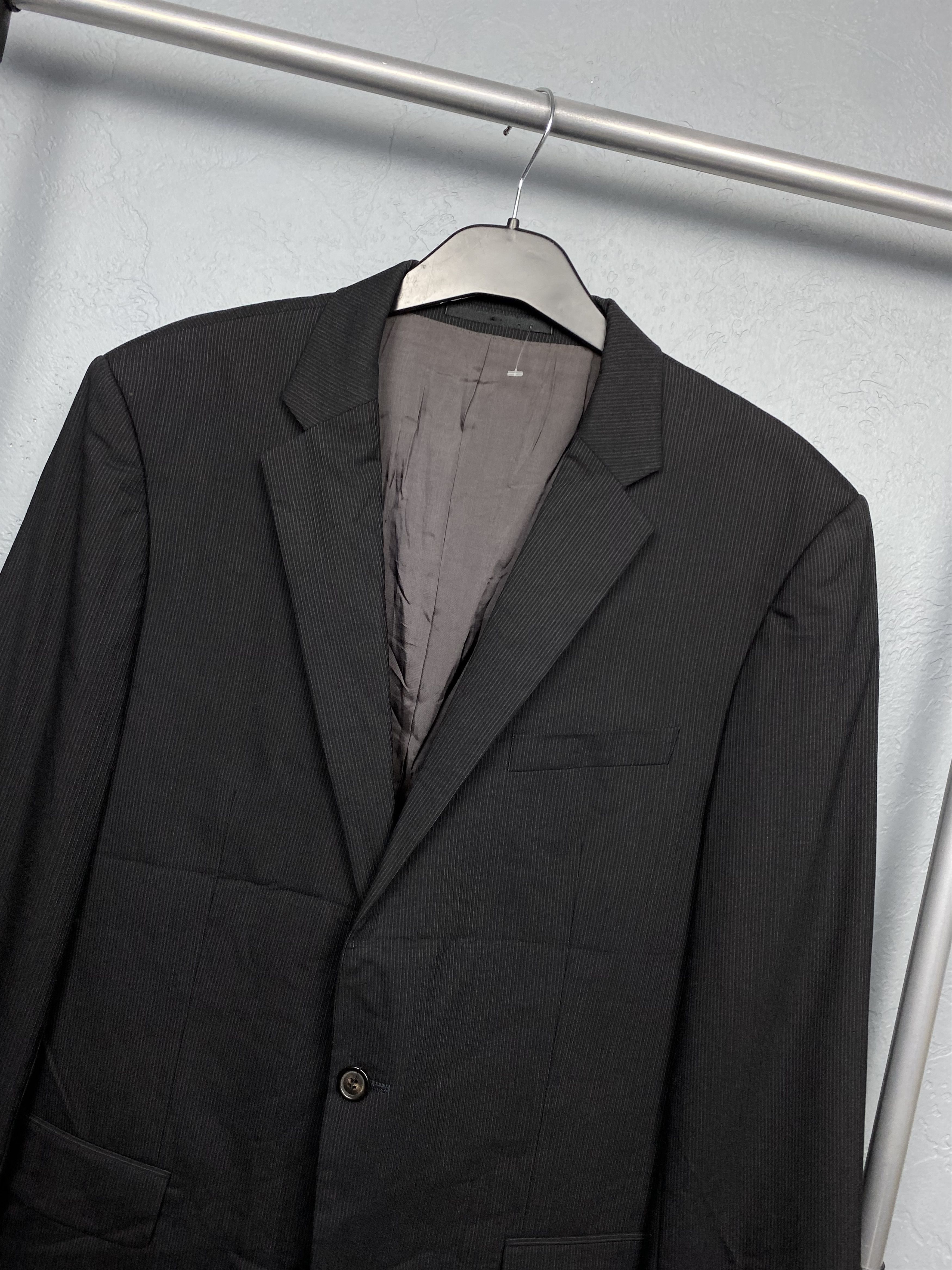 Hugo Boss × Vintage Hugo Boss Vintage Mens Wool Blazer Jacket Size US L / EU 52-54 / 3 - 2 Thumbnail