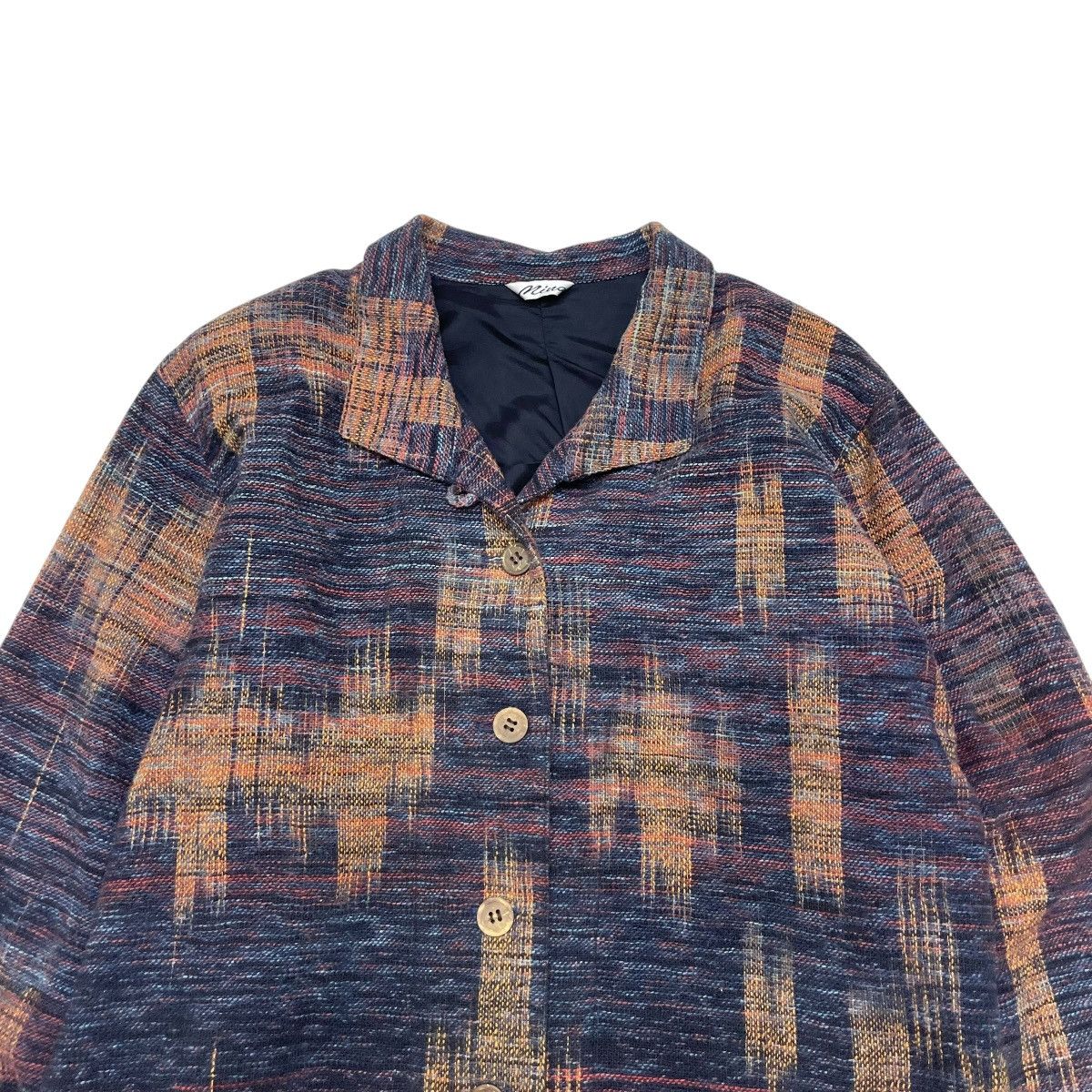 Issey Miyake 💥Vintage 90s Miena Style Pachtwork Cropped Jacket Size M / US 6-8 / IT 42-44 - 3 Thumbnail